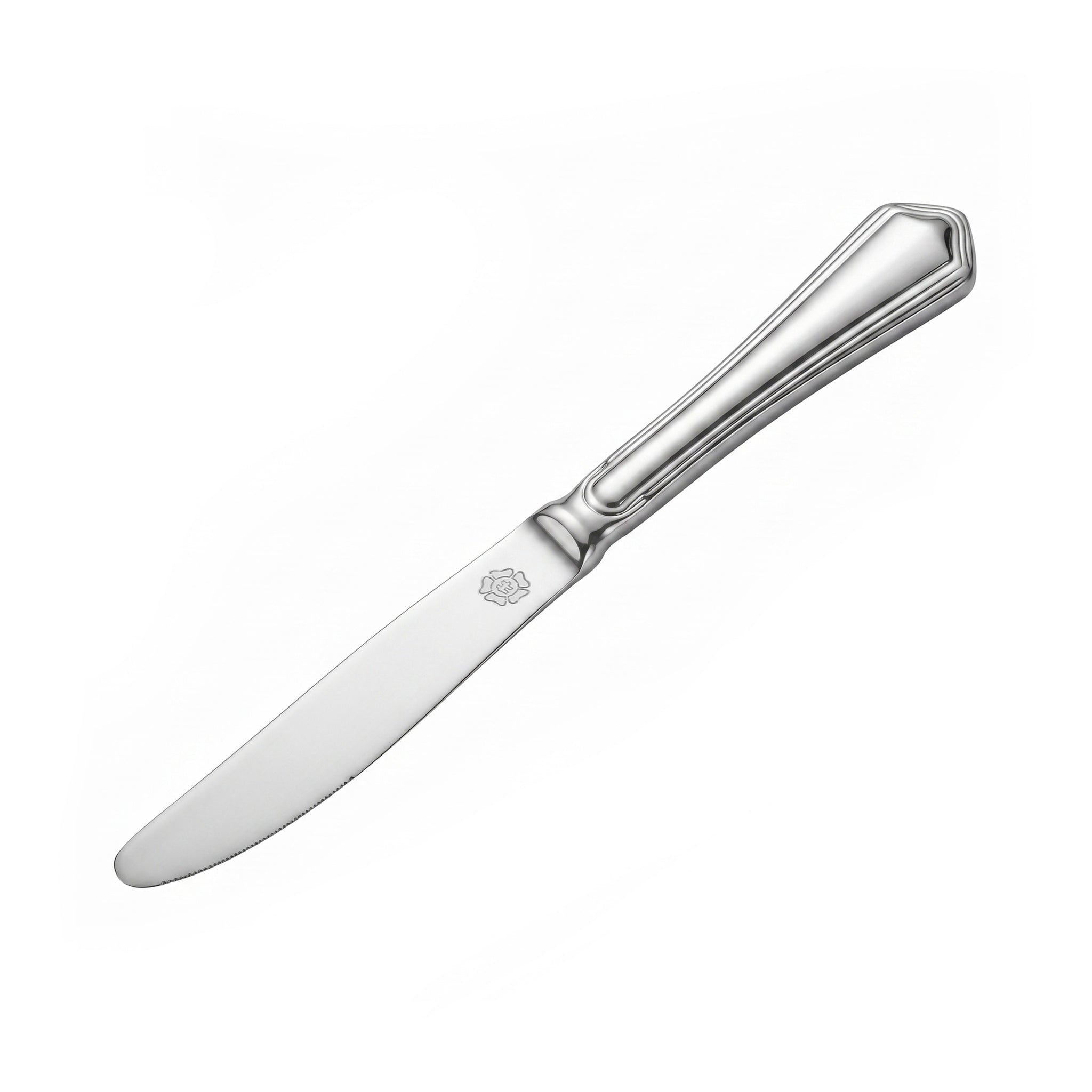 Moon 6-Piece Stainless Steel Silver Table Knife Set