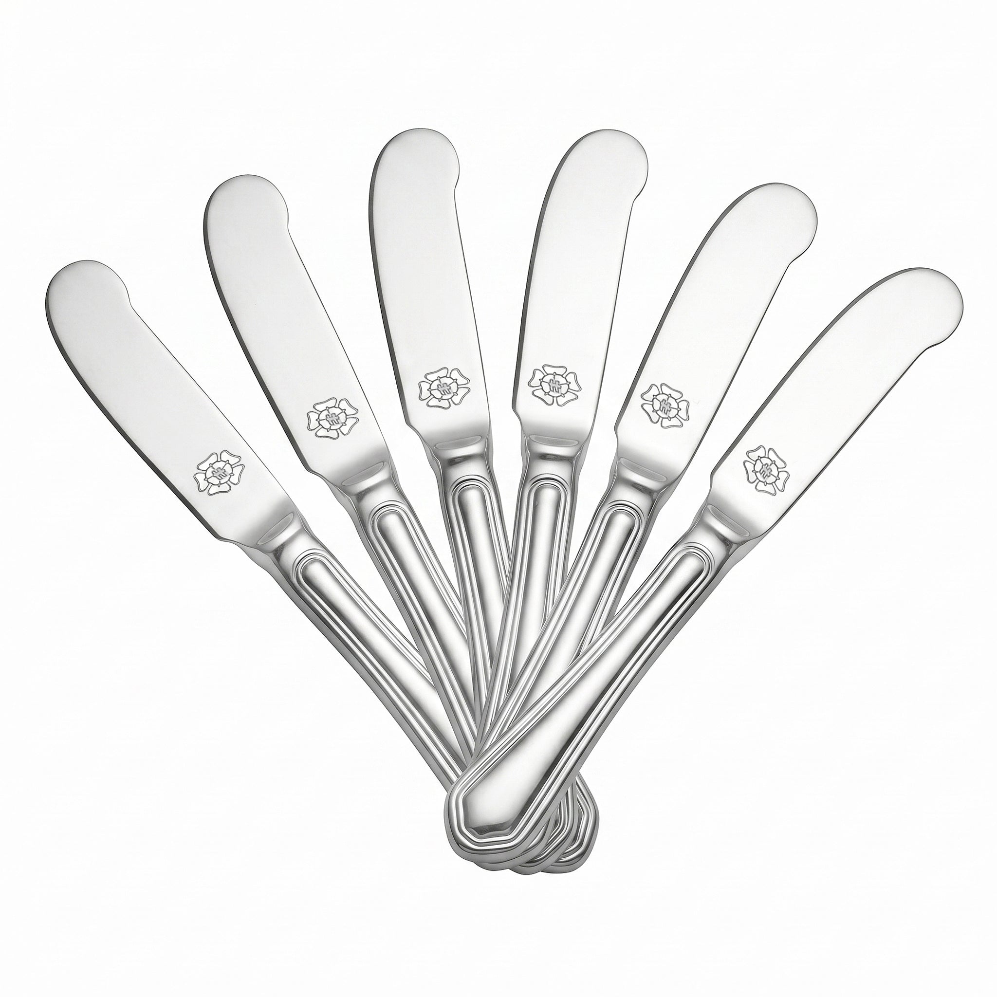 Moon Stainless Steel Silver Butter Knife