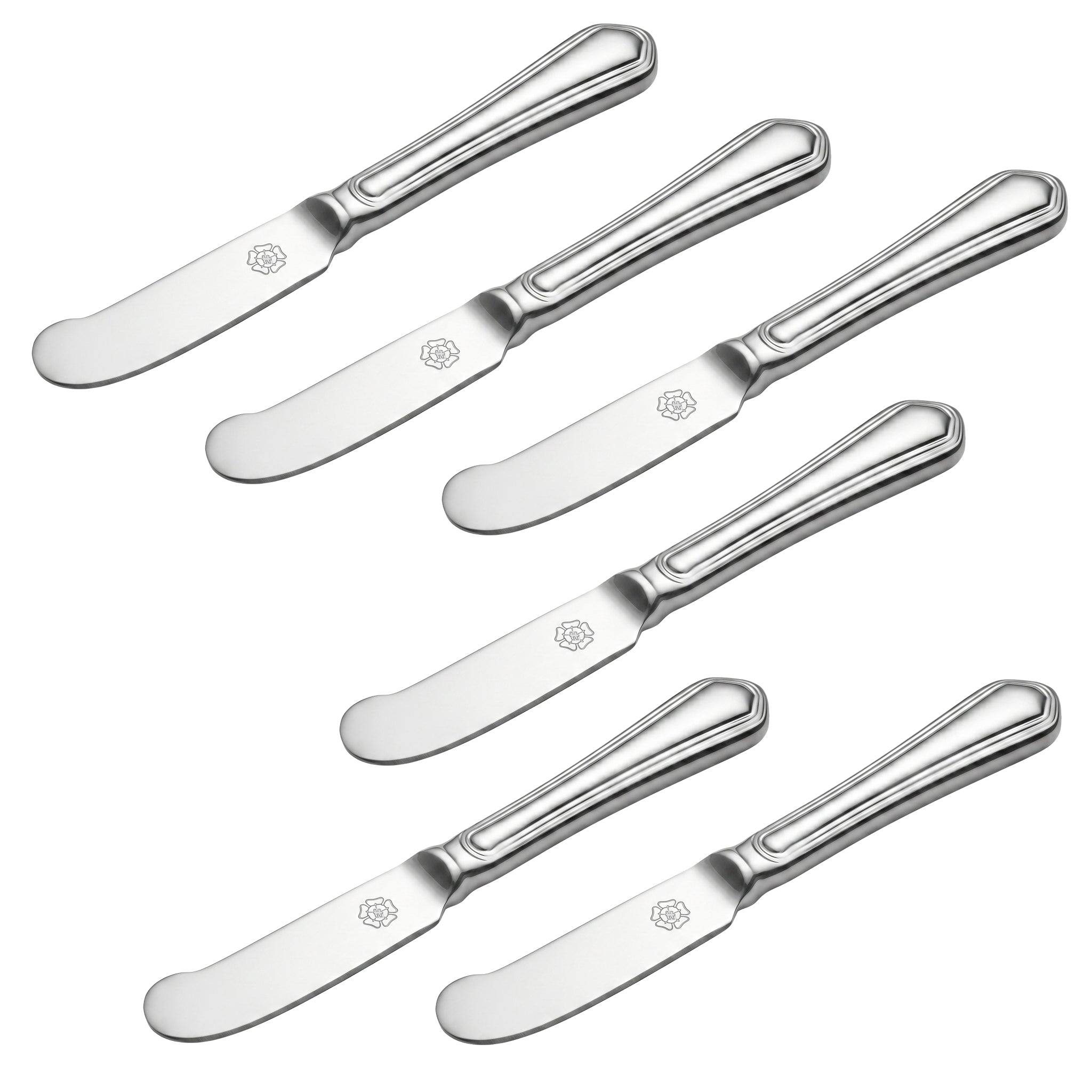 Moon Stainless Steel Silver Butter Knife