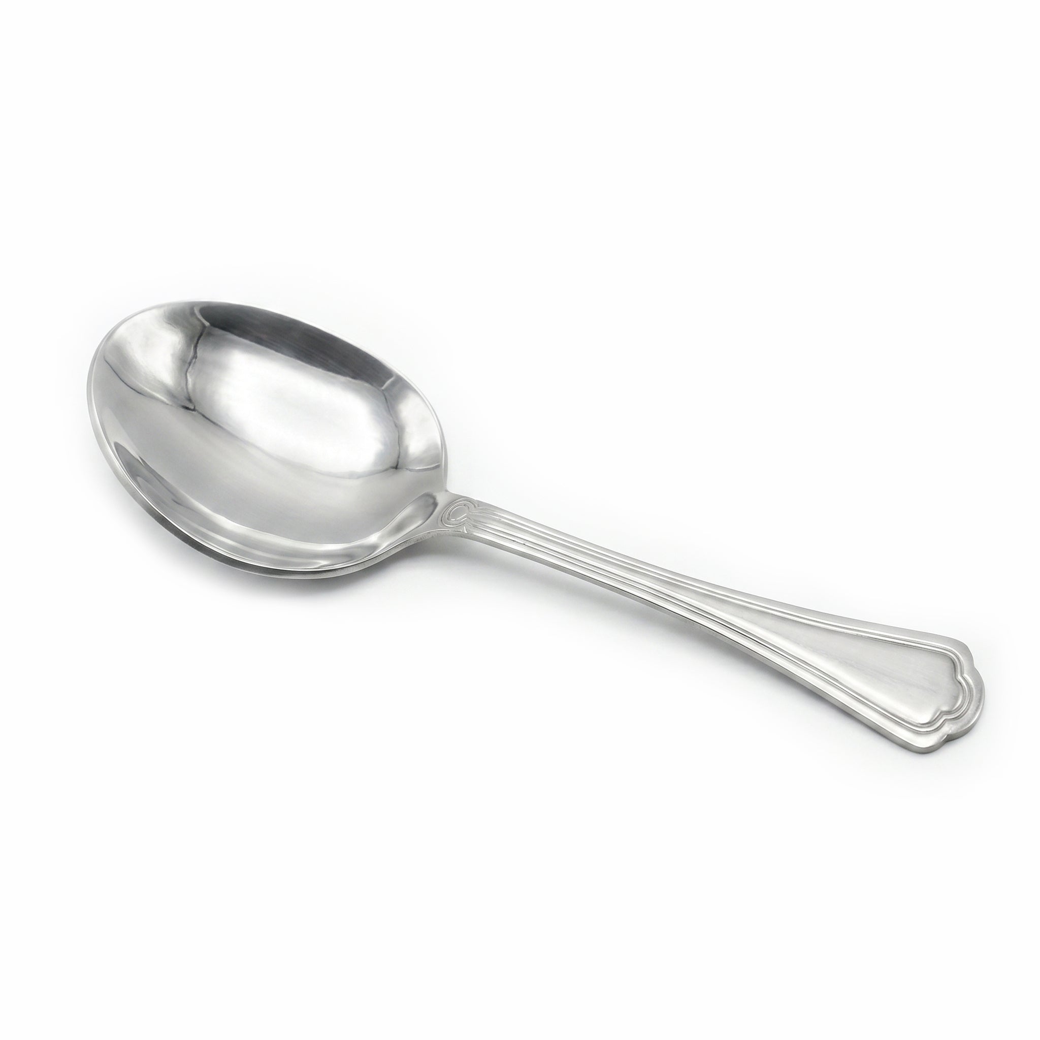 Moon Stainless Steel Silver Serving Rice Spoon