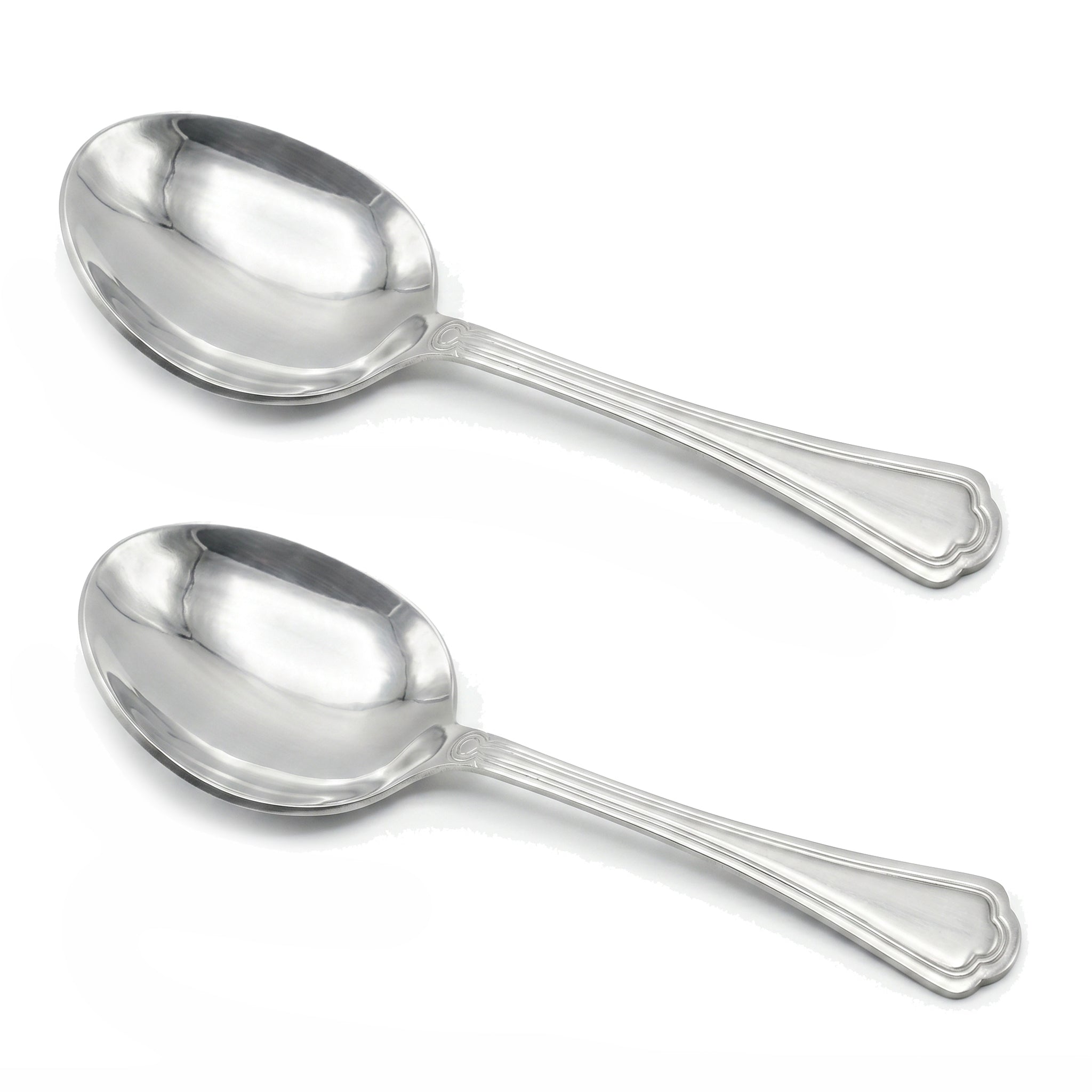 Moon Stainless Steel Silver Serving Rice Spoon