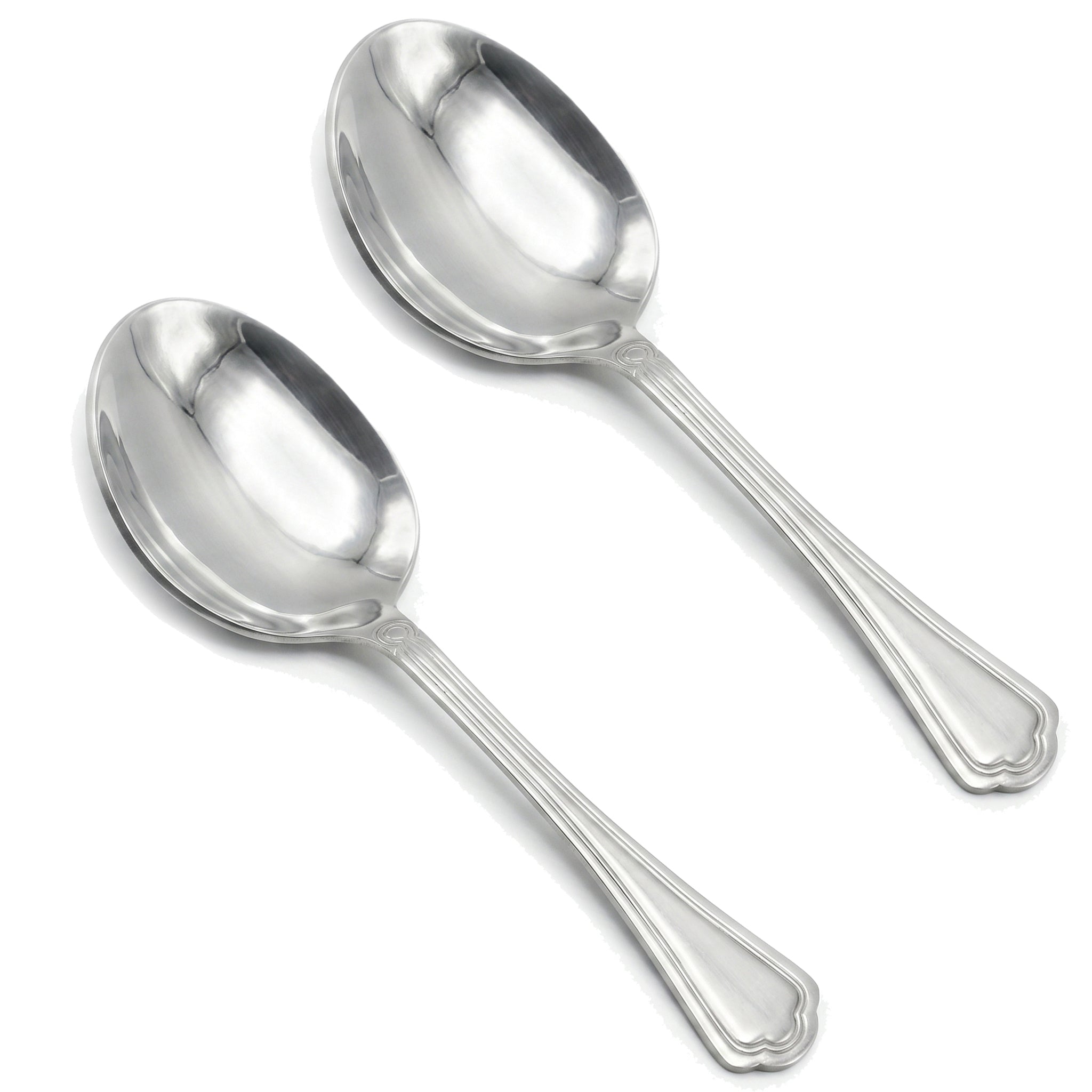 Moon Stainless Steel Silver Serving Rice Spoon