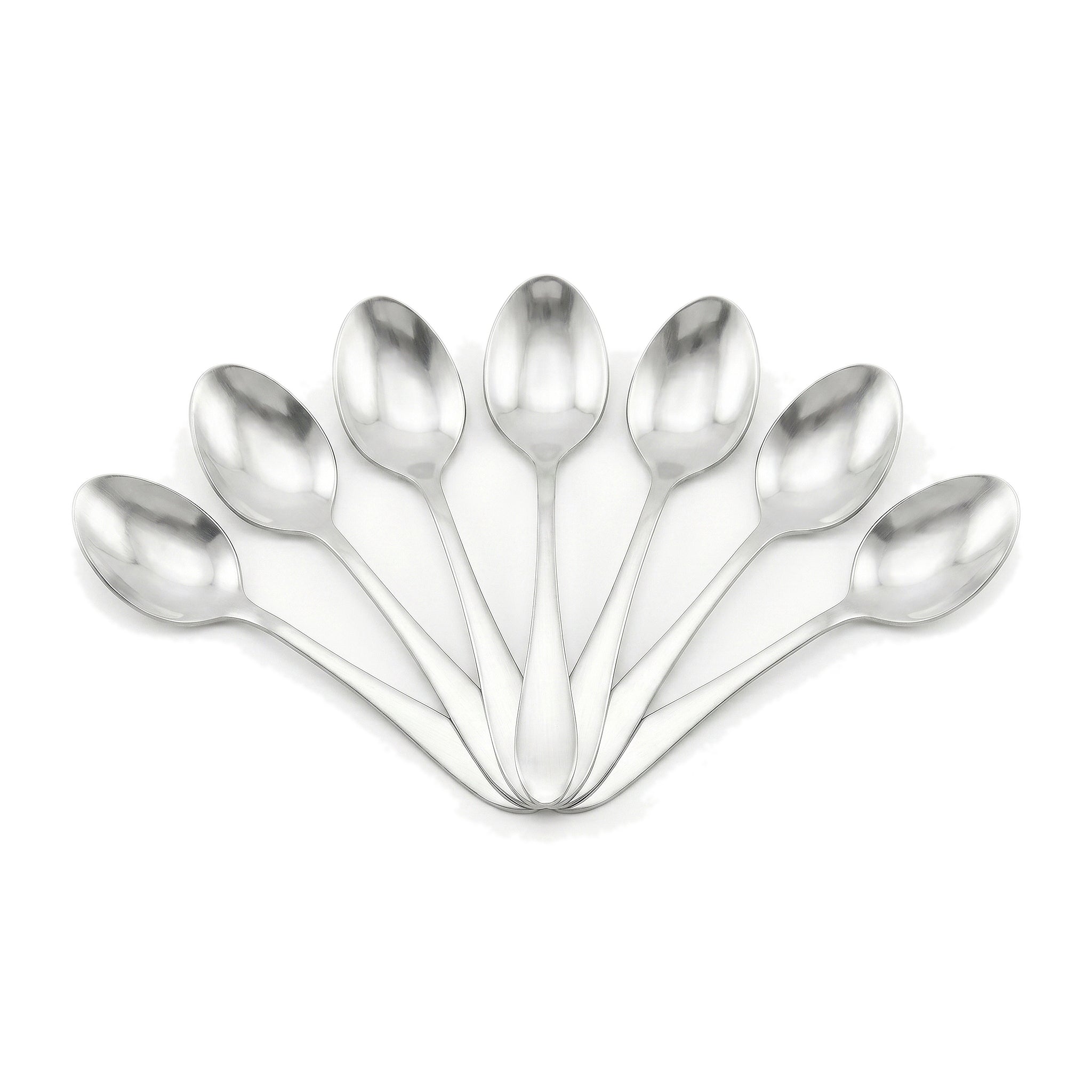 H.D 6-PIece Stainless Steel Silver Tea Spoon Set