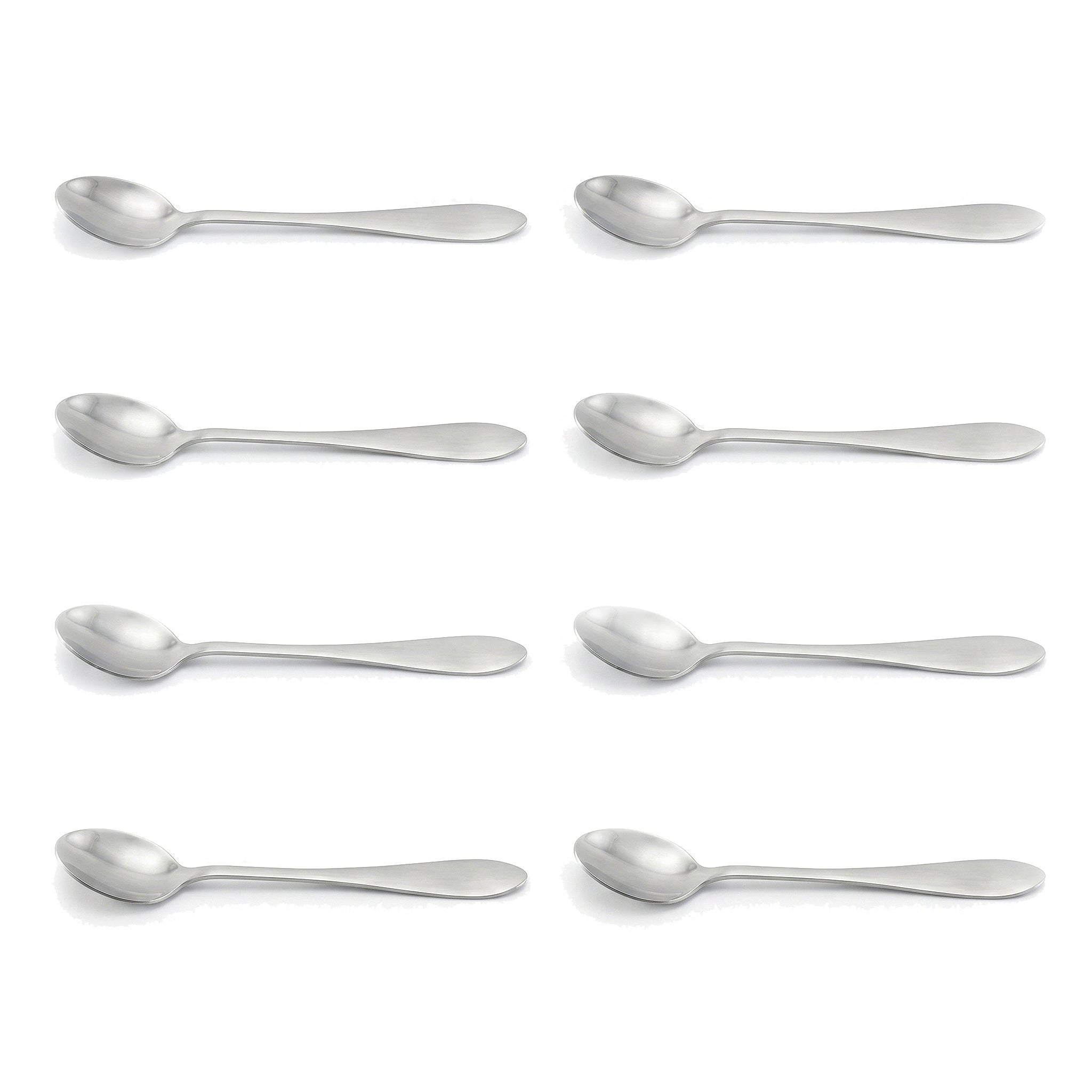 H.D 6-Piece Stainless Steel Silver Long Tea Spoon Set