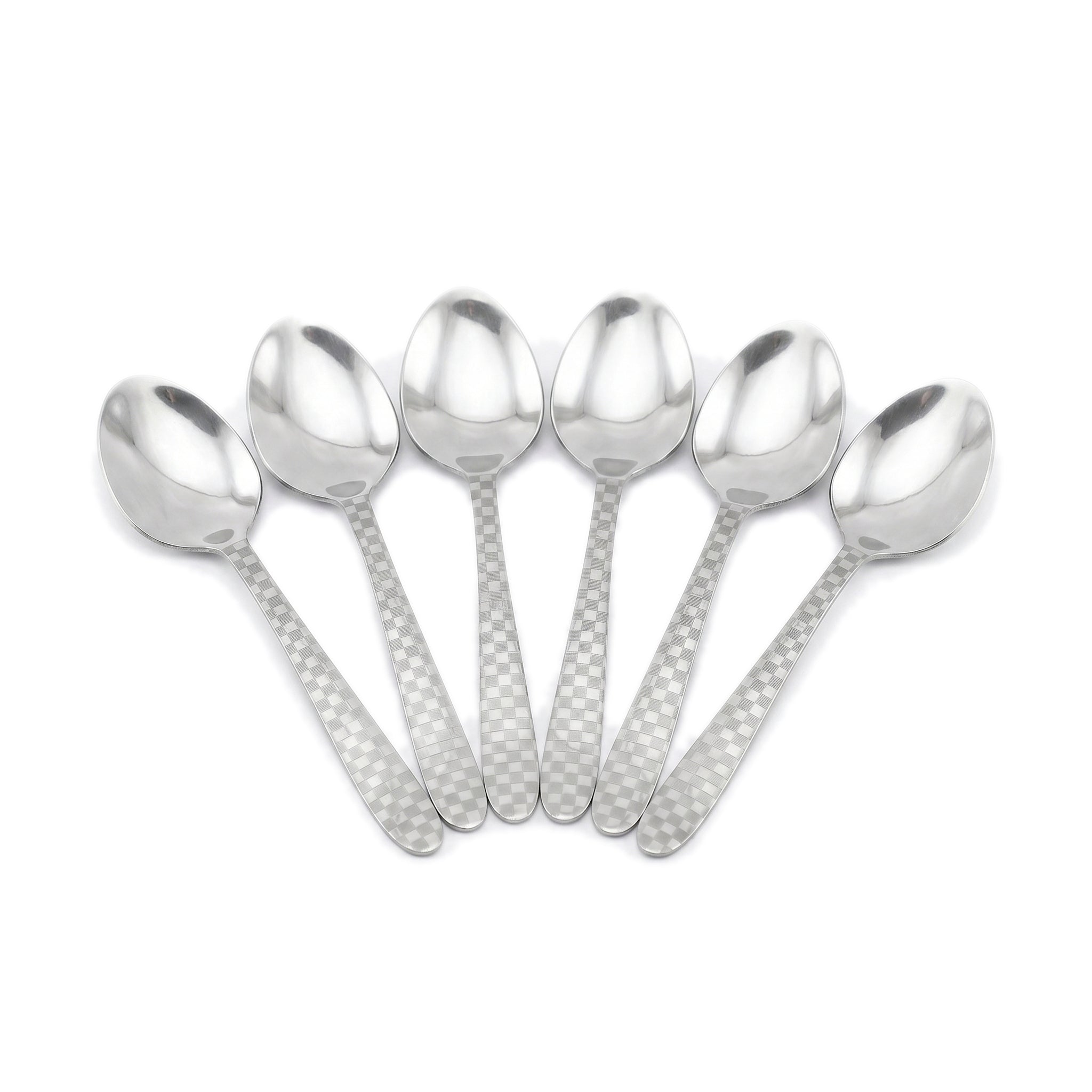Lazer One 6-Piece Stainless Steel Silver Baby Spoon Set