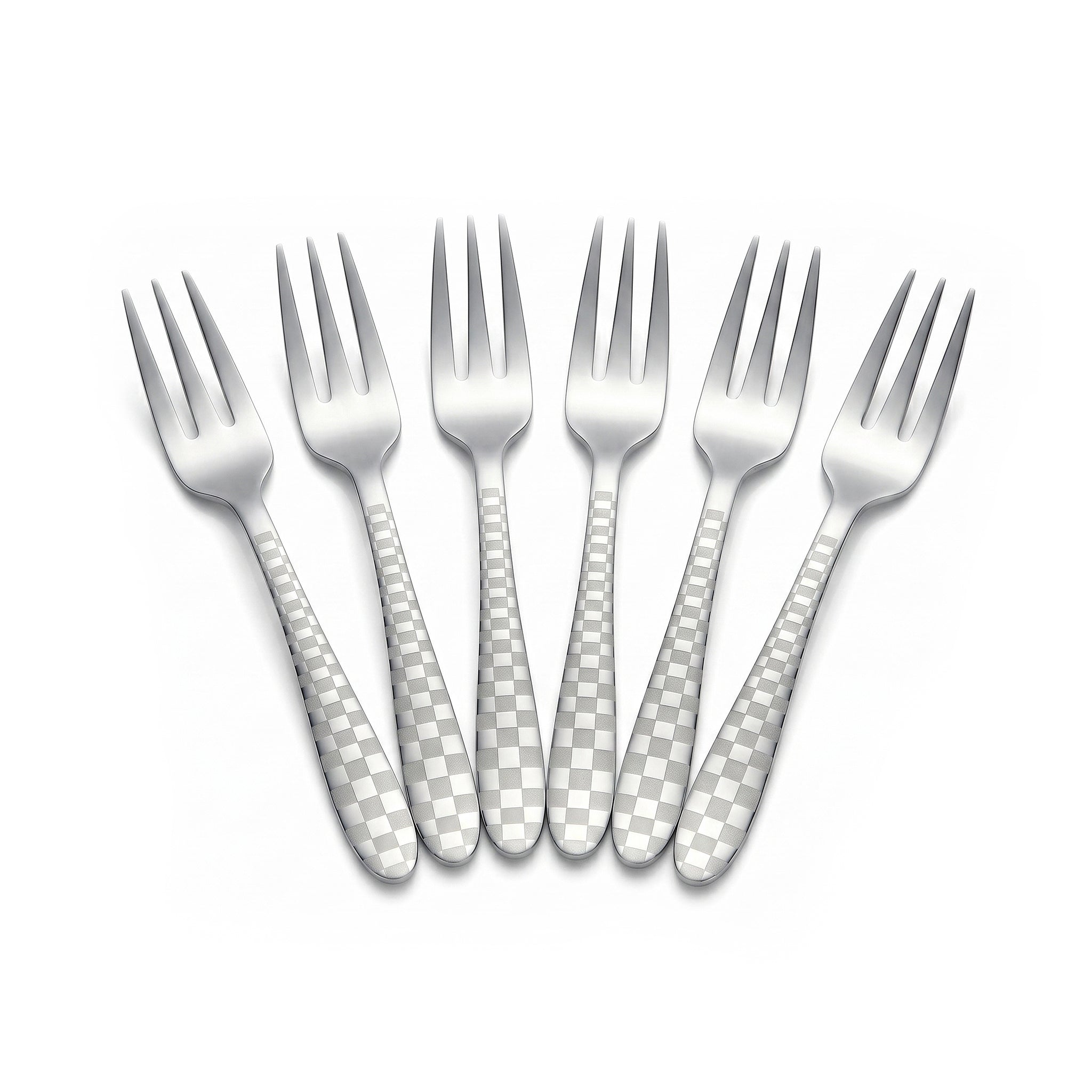 Lazer One 6-Piece Stainless Steel Silver Baby Fork Set