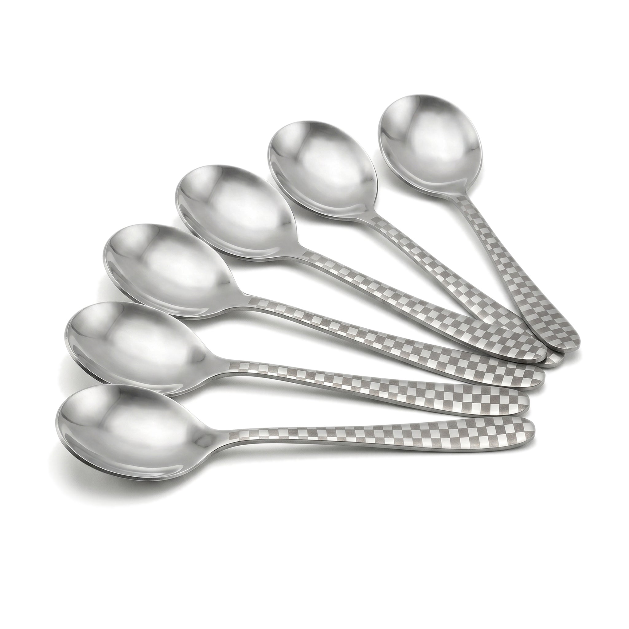 Lazer One 6-Piece Stainless Steel Silver Baby Soup Spoon Set