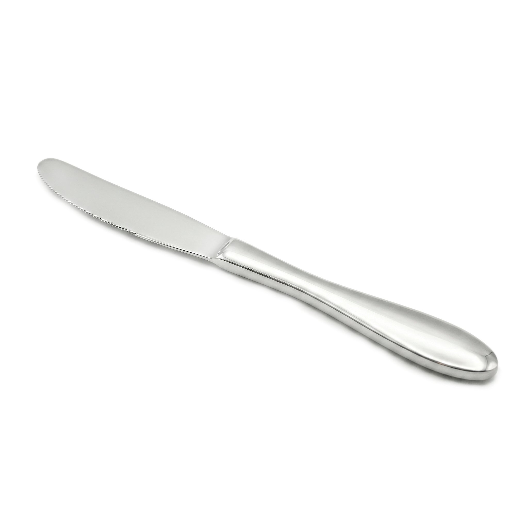 H.P 6-Piece Stainless Steel Silver Table Knife Set