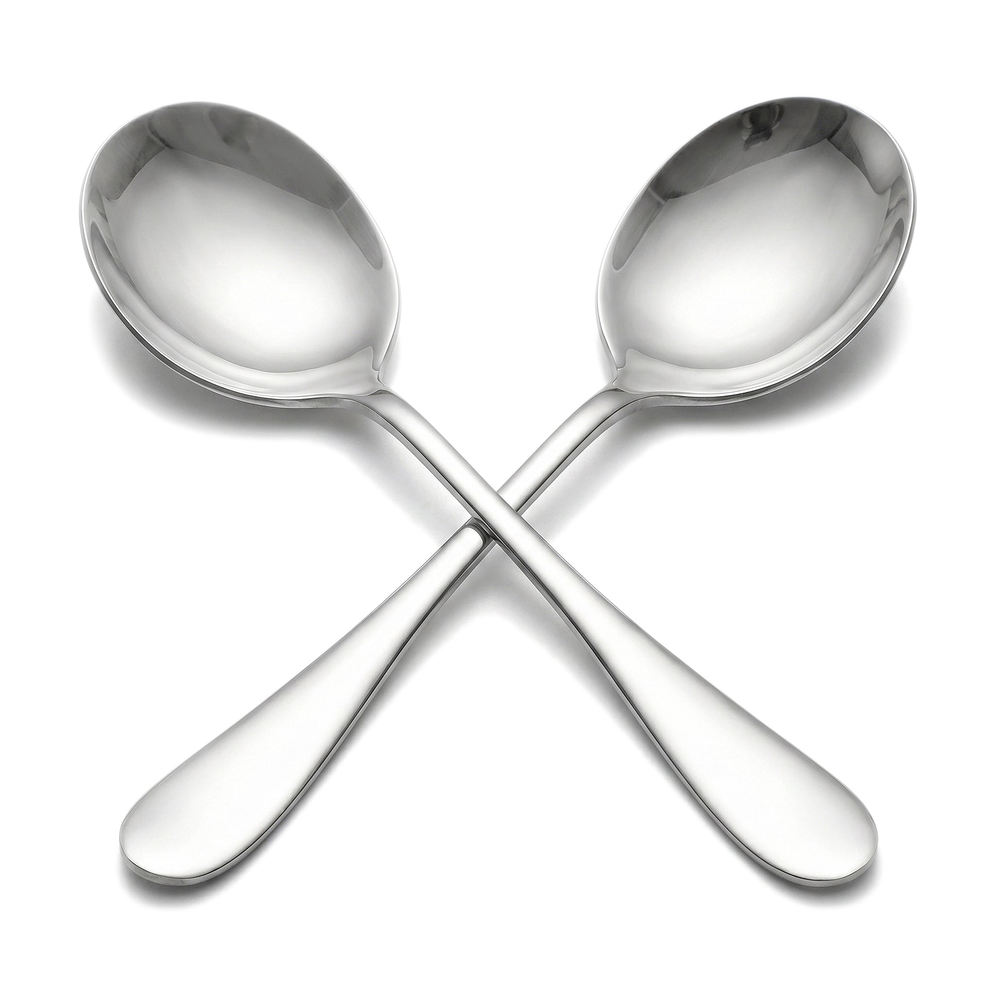 H.P Stainless Steel Silver Serving Soup Spoon