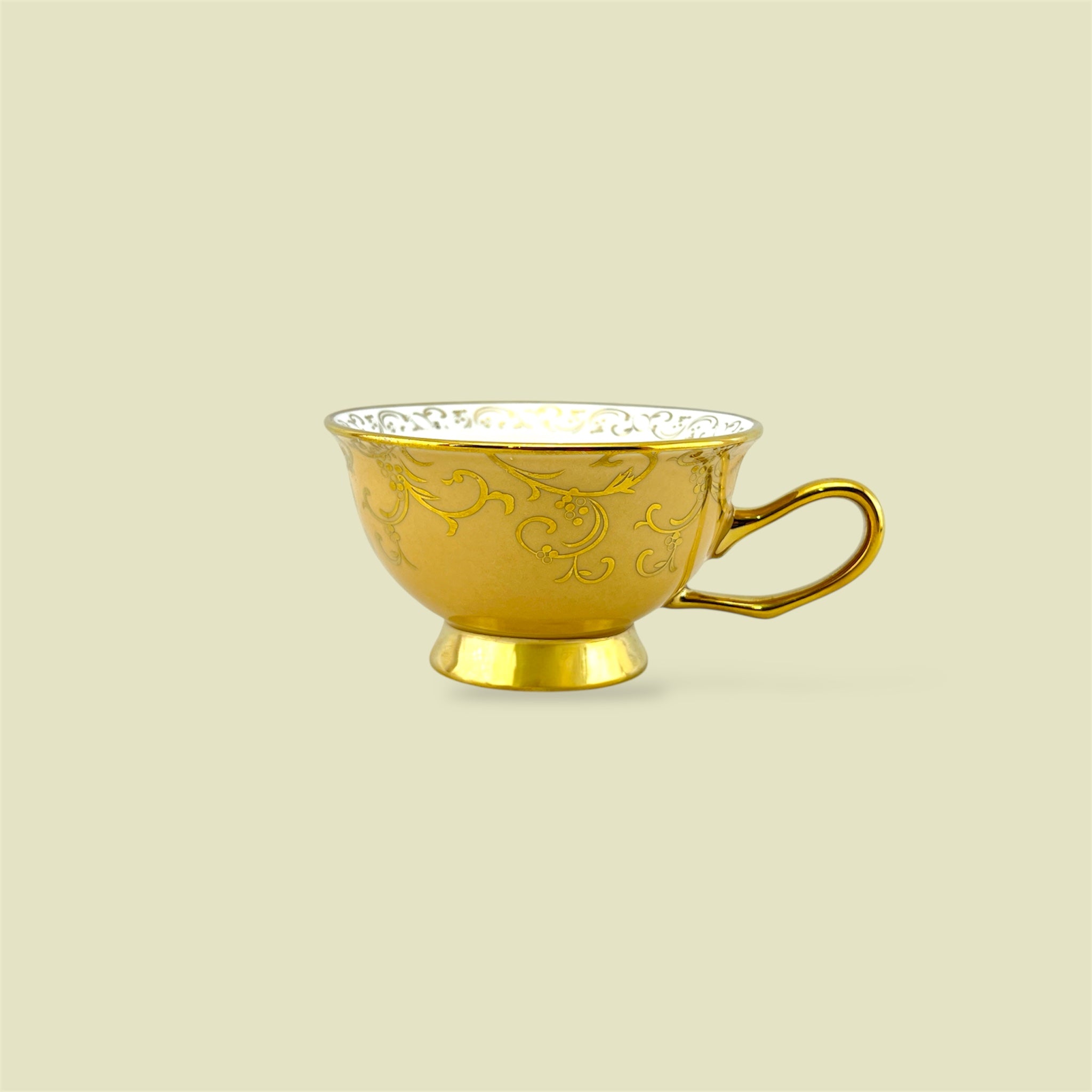 Royal 6-Piece Cup & Saucer Set With Gift Box