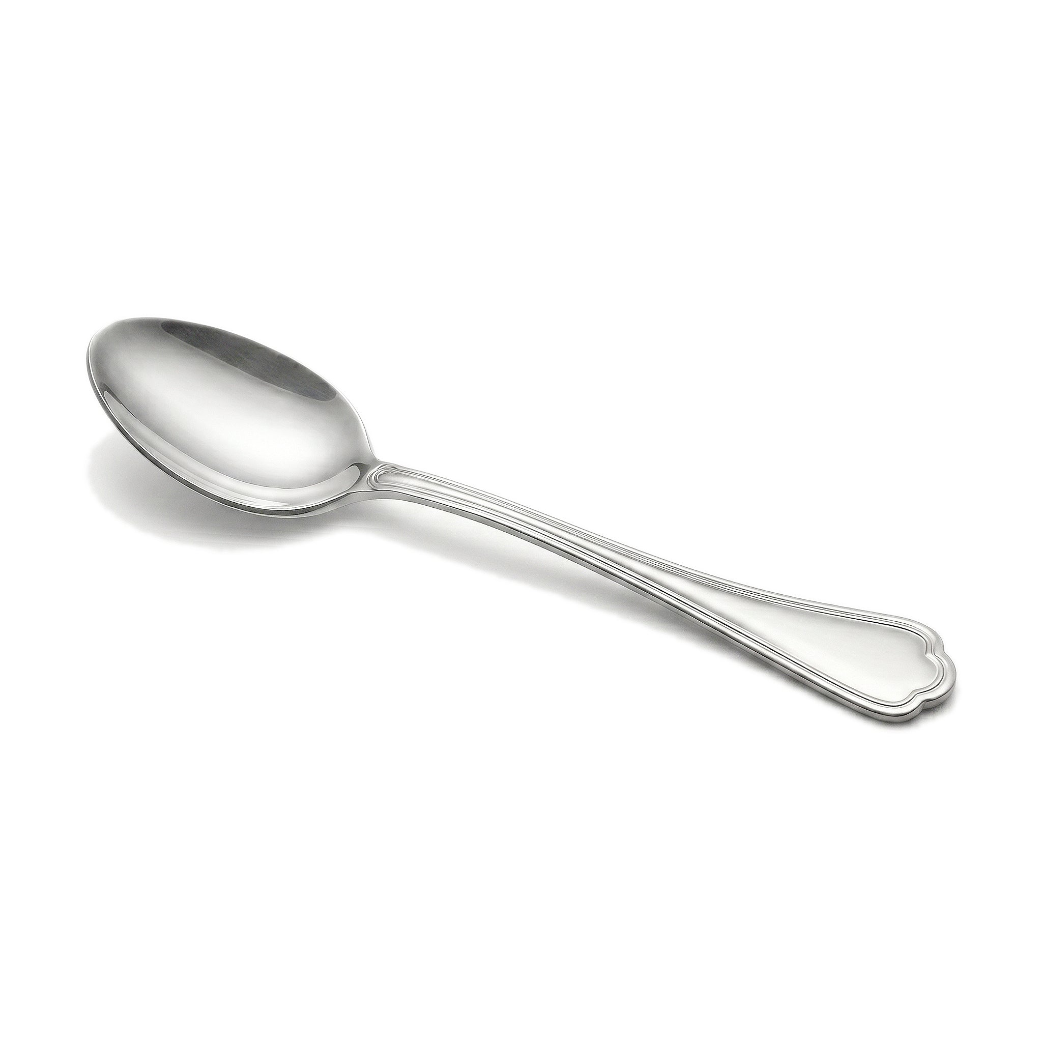 N.F Moon 6-Piece Stainless Steel Silver Dessert Spoon Set