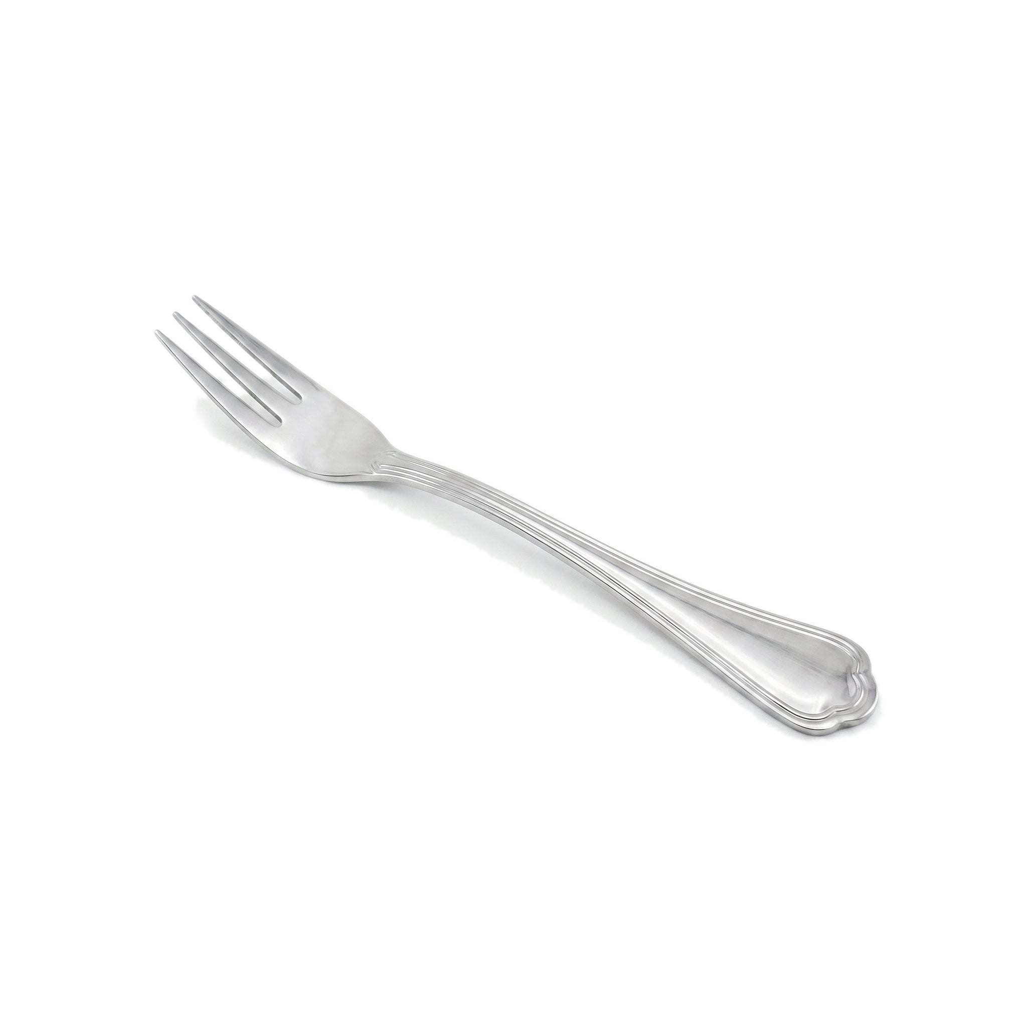 N.F Moon 6-Piece Stainless Steel Silver Fruit Fork Set
