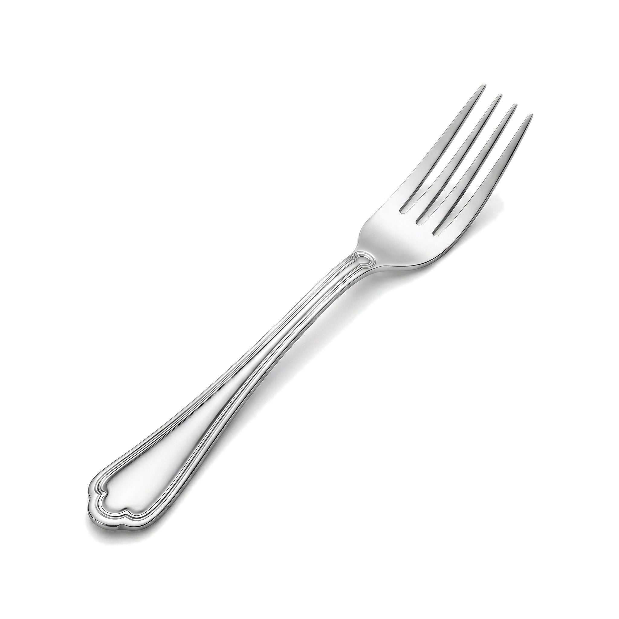 N.F Moon 6-Piece Stainless Steel Silver Table Fork Set