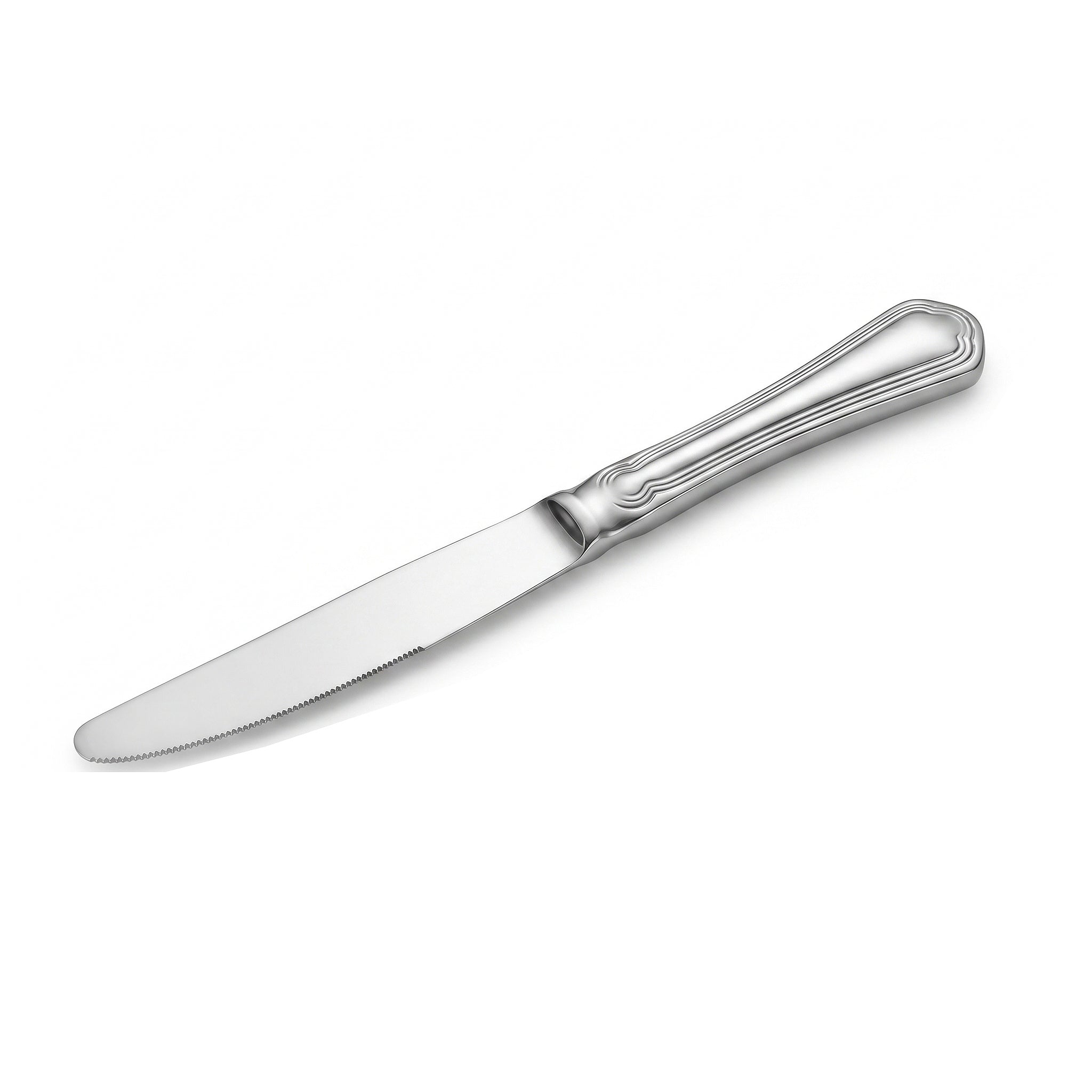 N.F Moon 6-Piece Stainless Steel Silver Table Knife Set