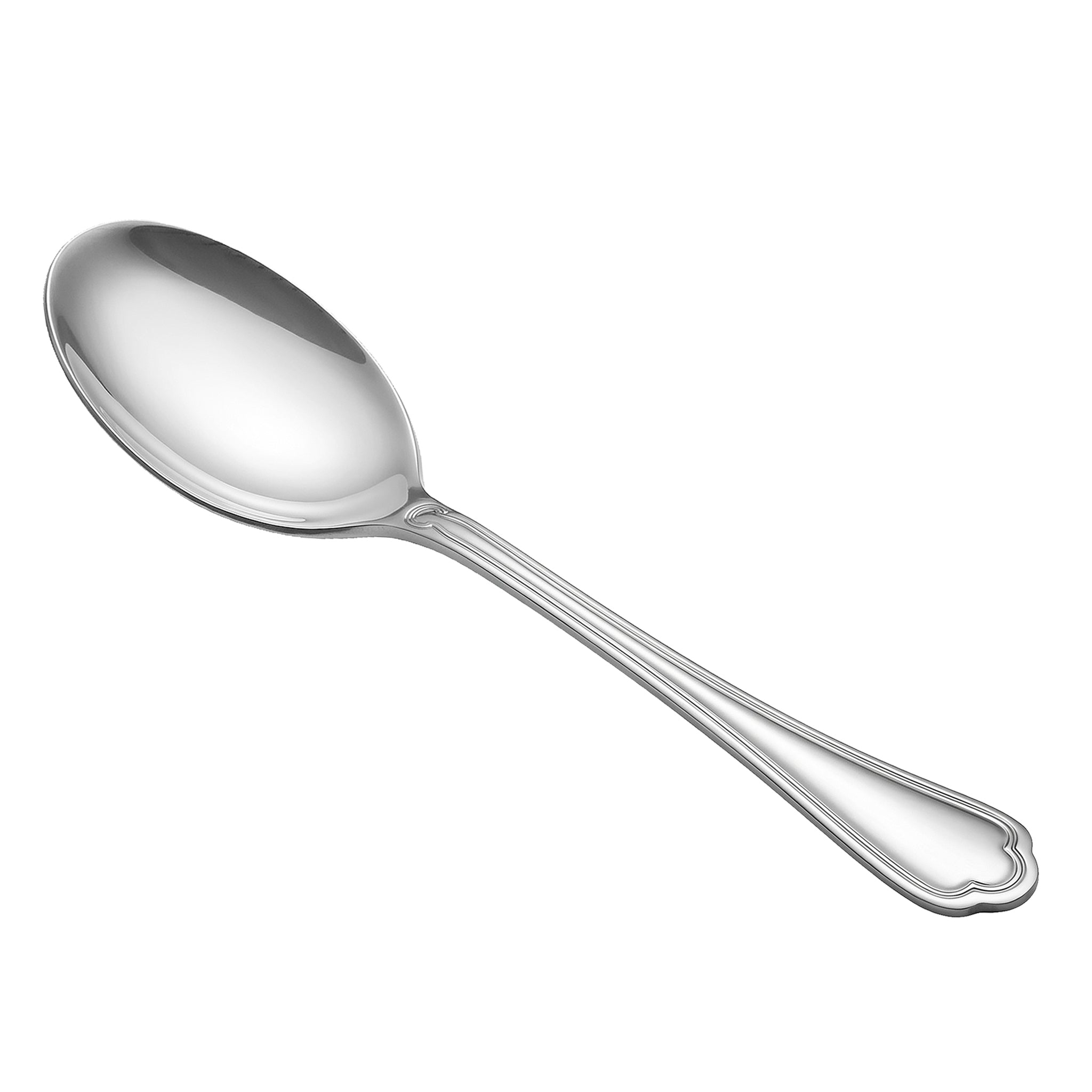 N.F Moon Stainless Steel Silver Serving Rice Spoon