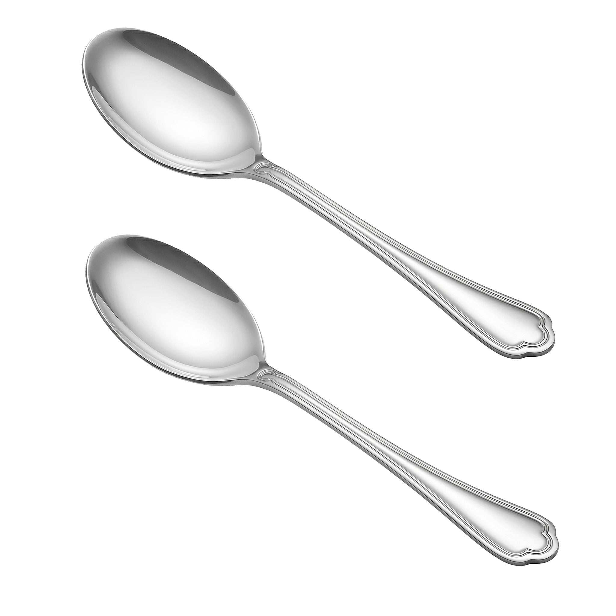 N.F Moon Stainless Steel Silver Serving Rice Spoon