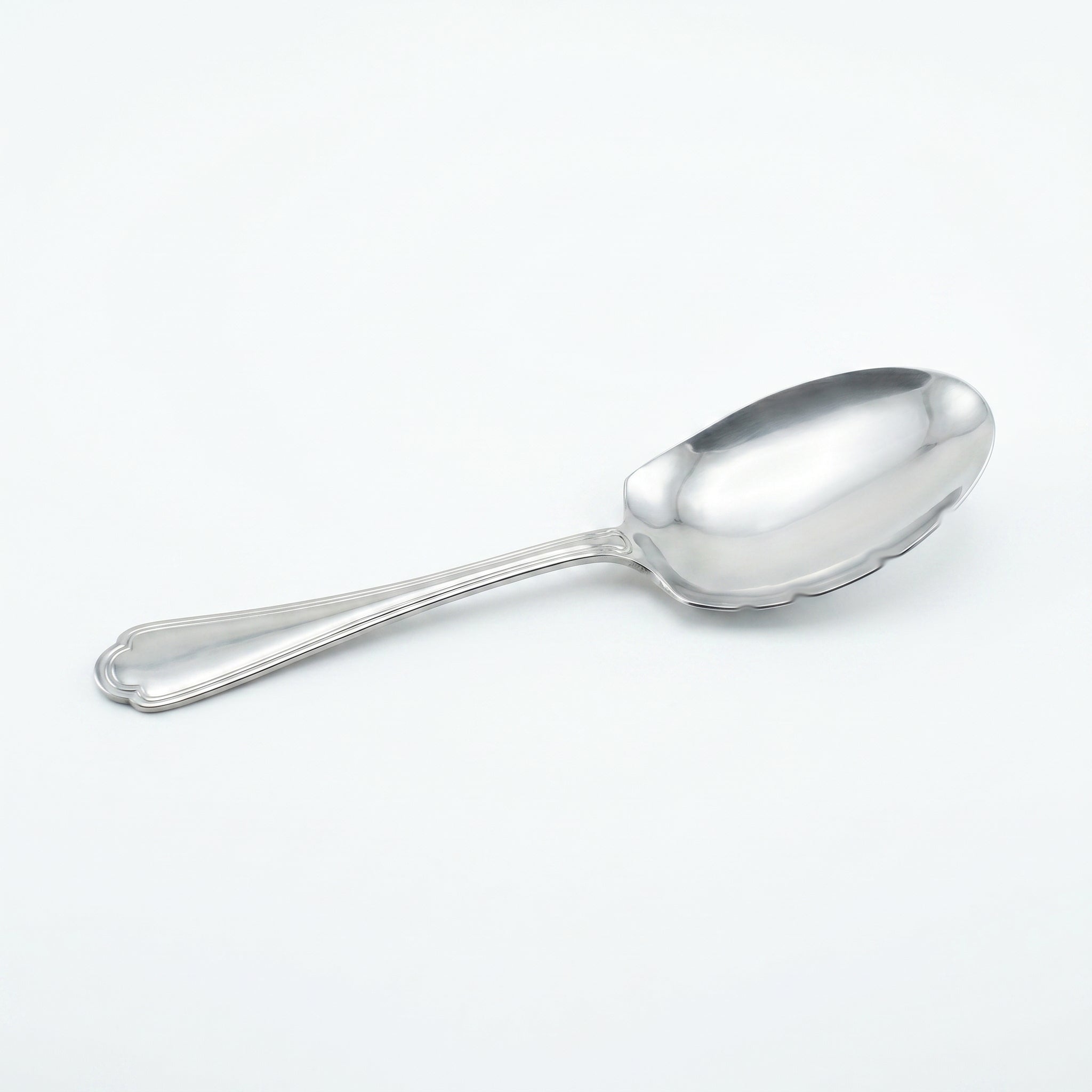 N.F Moon Stainless Steel Silver Serving Rice Panja Spoon