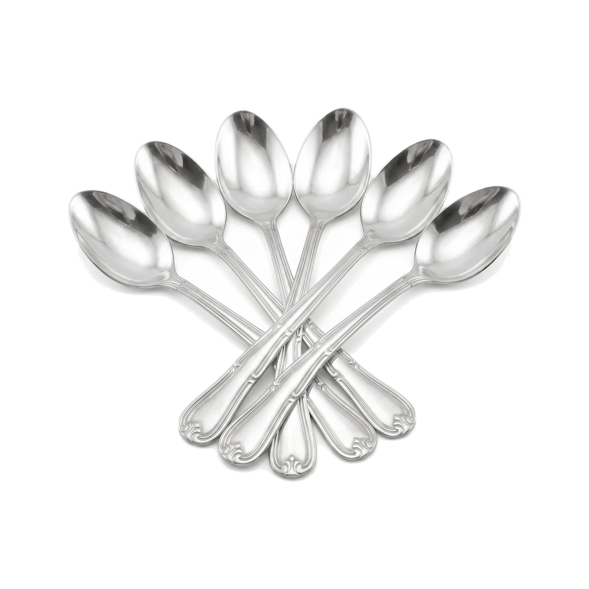 Venus 6-Piece Stainless Steel Silver Baby Spoon Set