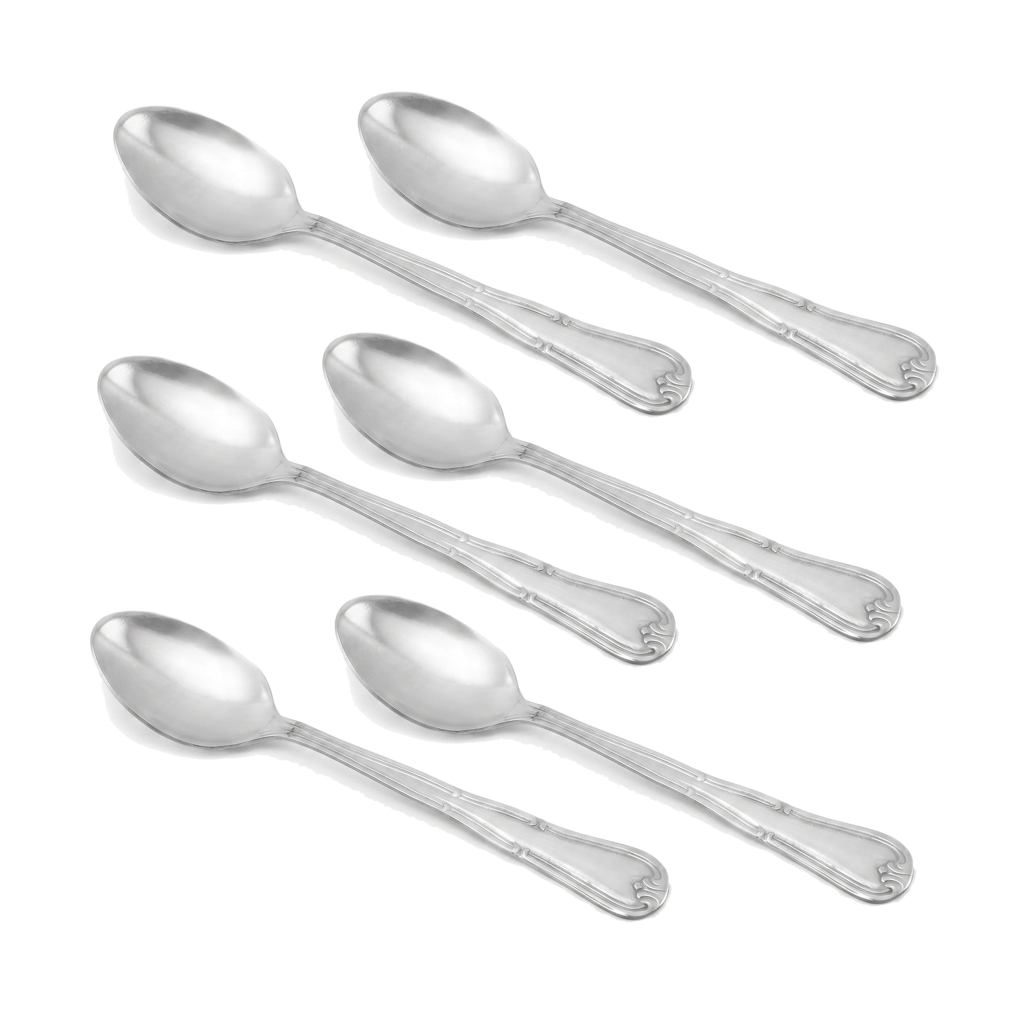 Venus 6-Piece Stainless Steel Silver Baby Spoon Set