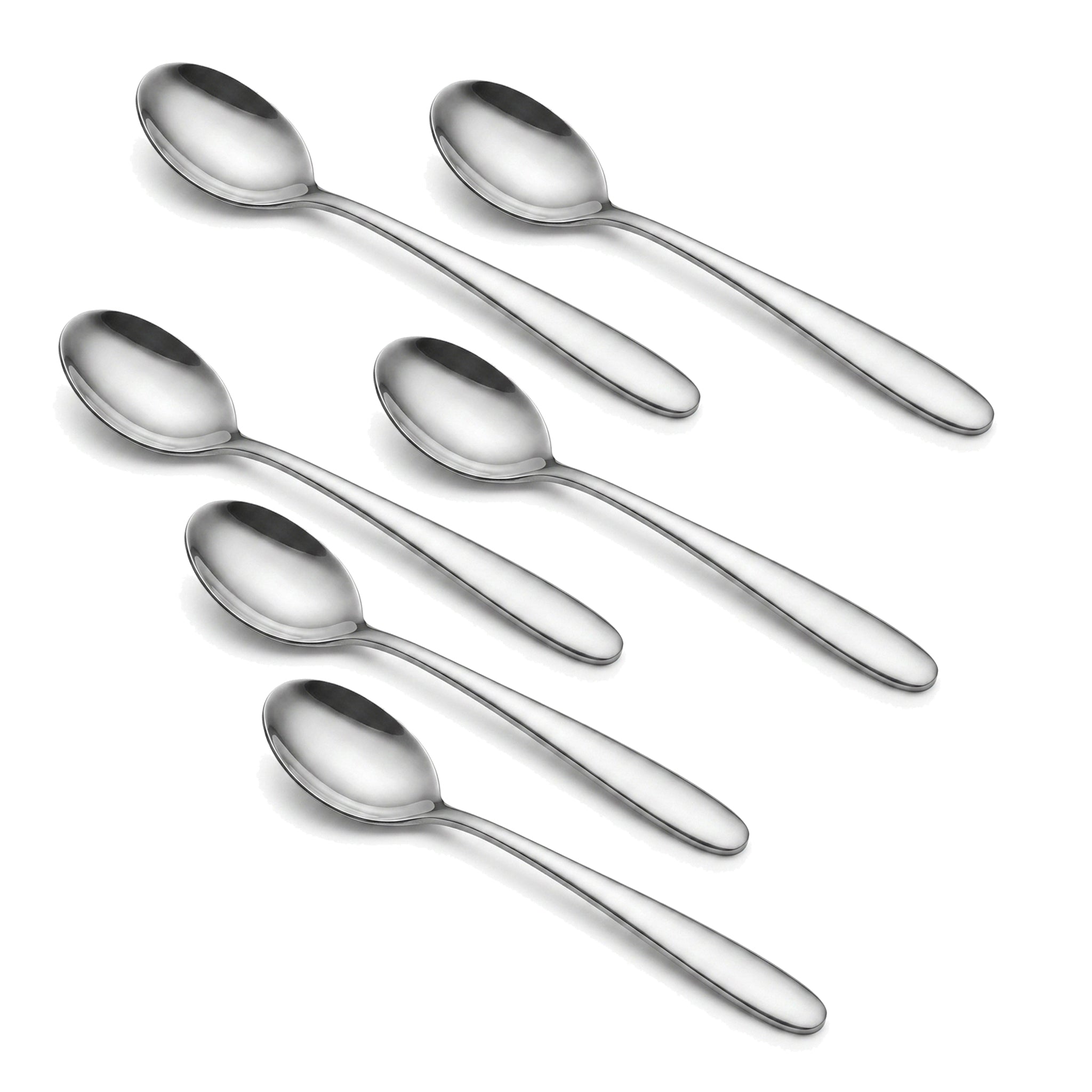 Value 6-Piece Stainless Steel Silver Tea Spoon Set