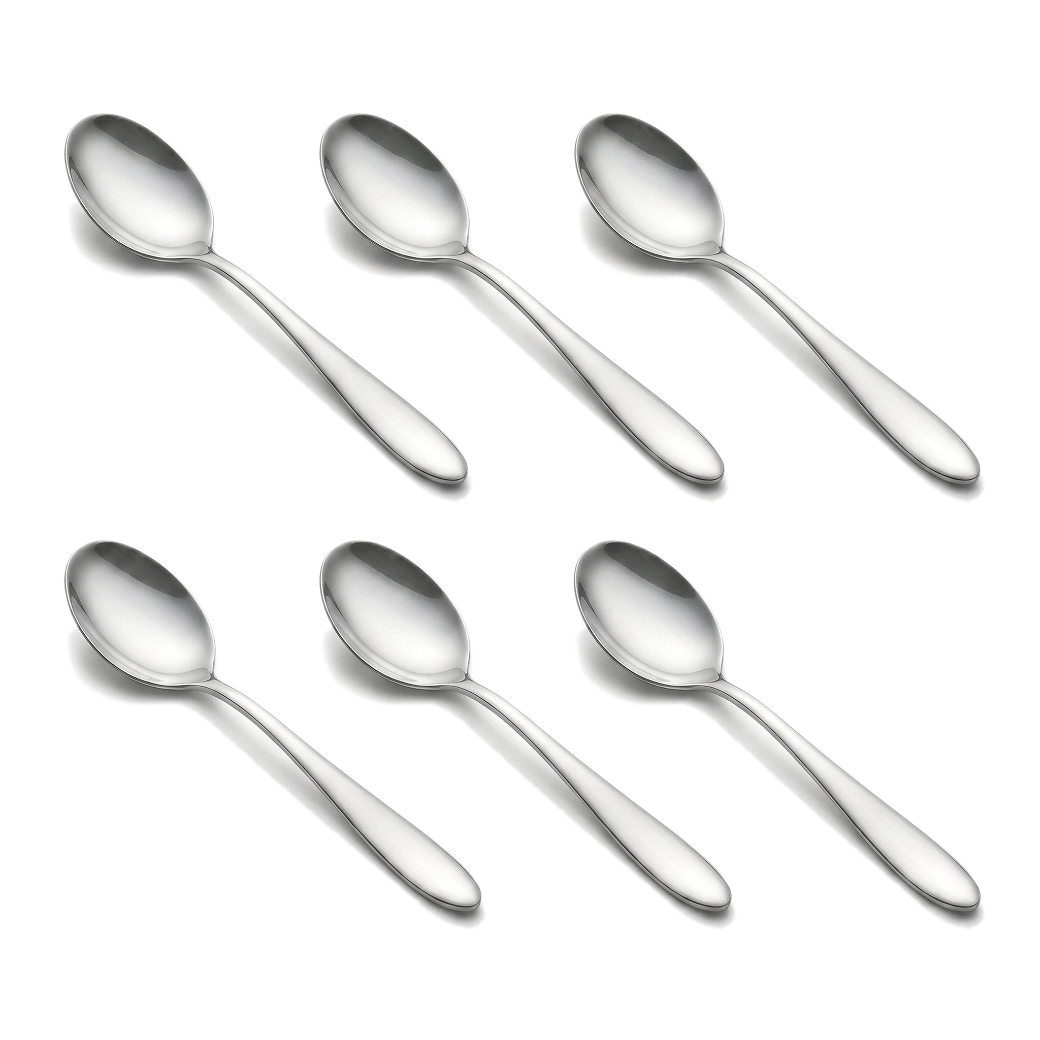 Value 6-Piece Stainless Steel Silver Table Spoon Set