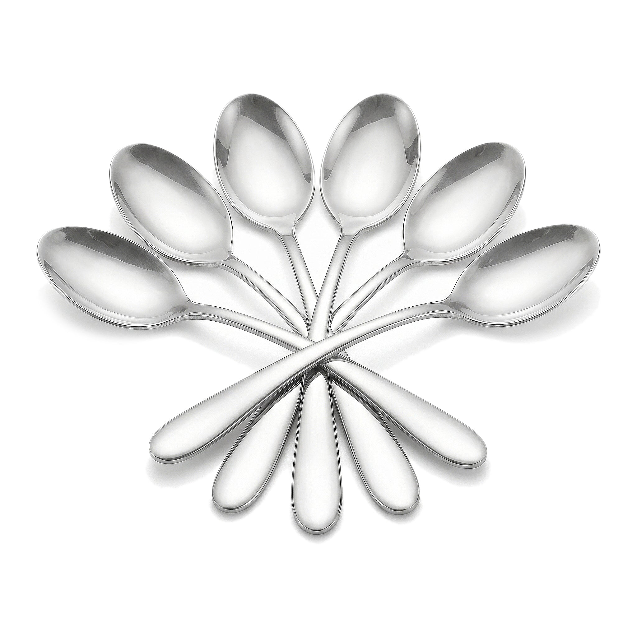 Value 6-Piece Stainless Steel Silver Baby Spoon Set