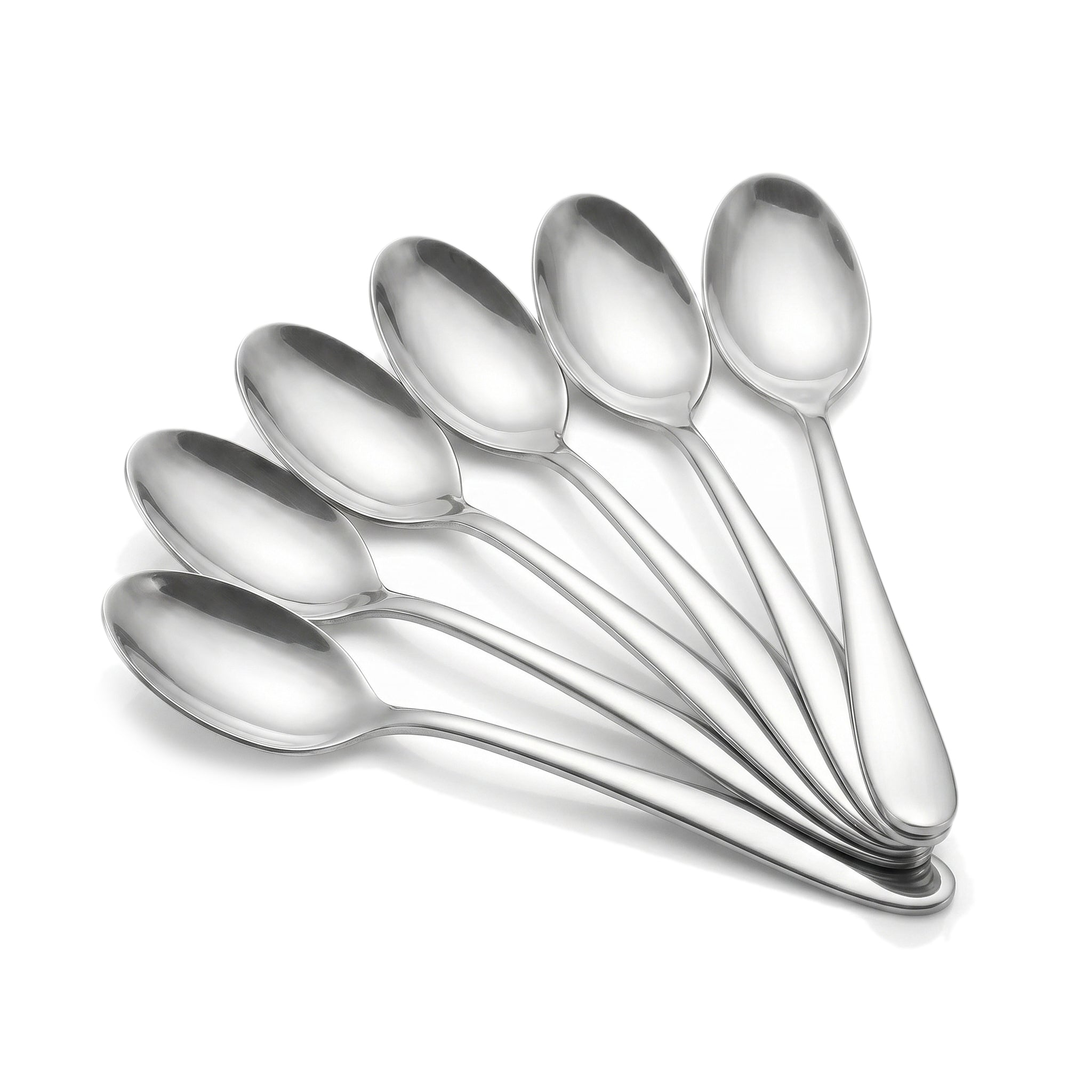Value 6-Piece Stainless Steel Silver Baby Spoon Set