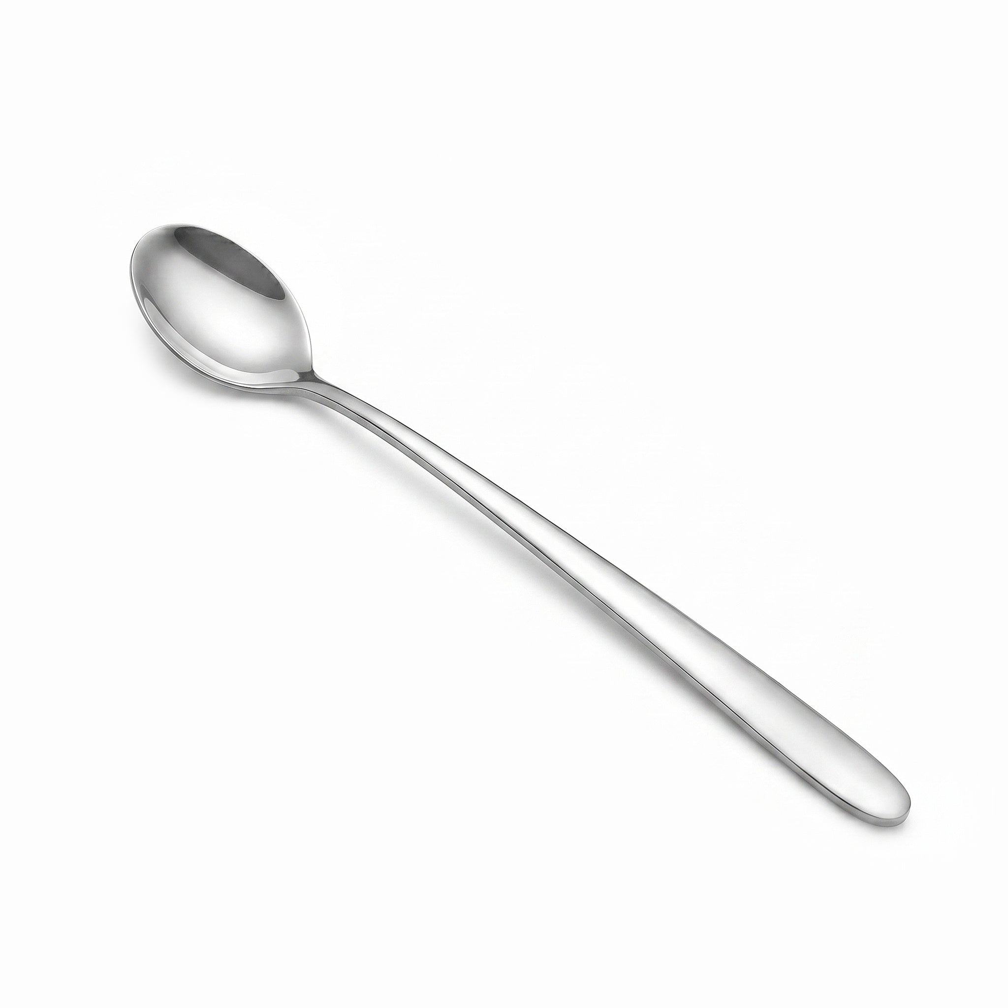 Value 6-Piece Stainless Steel Silver Long Tea Spoon Set