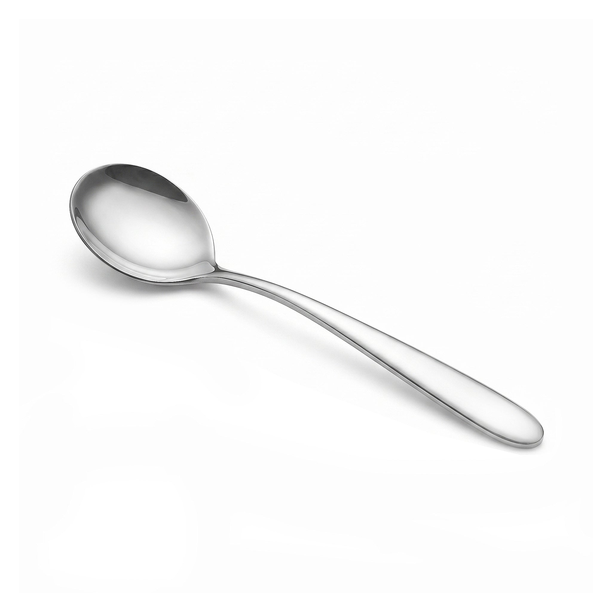 Value 6-Piece Stainless Steel Silver Table Soup Spoon Set