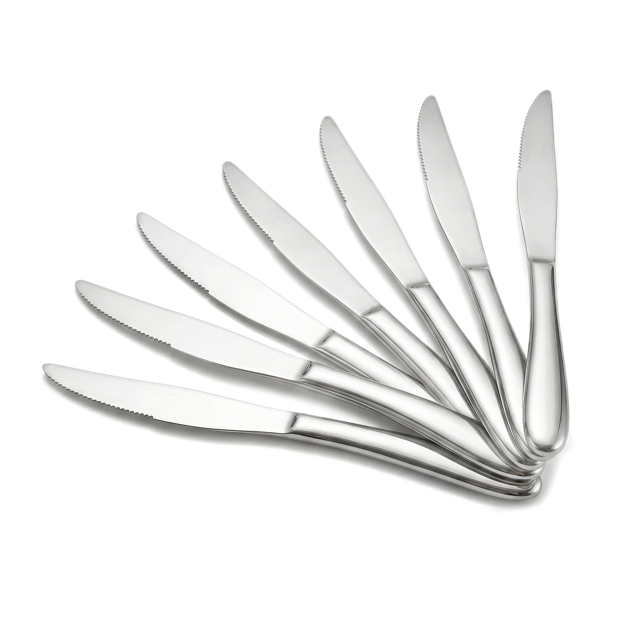 Value 6-Piece Stainless Steel Silver Steak Knife Set