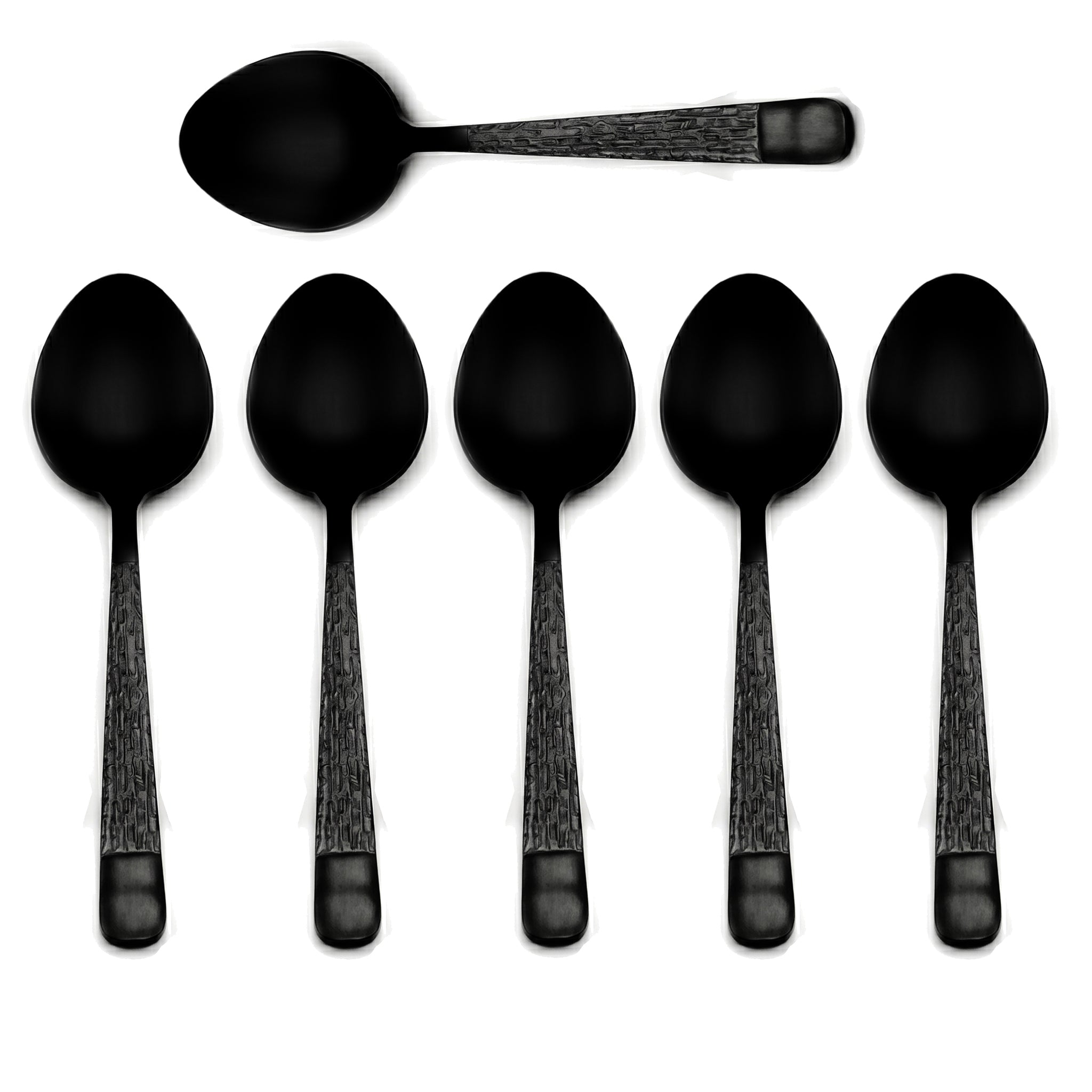 Black Tree 6-PIece Stainless Steel Black Tea Spoon Set