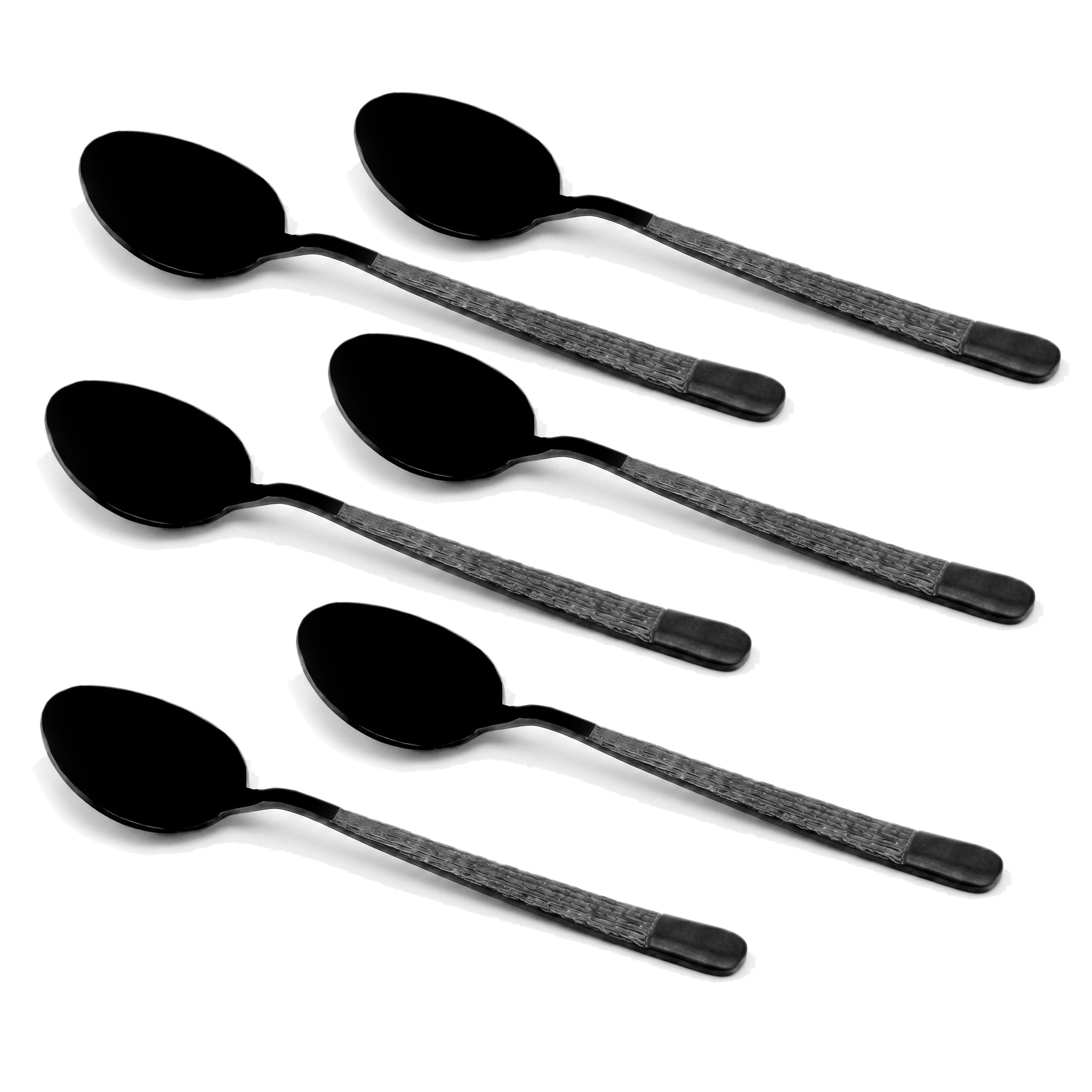 Black Tree 6-PIece Stainless Steel Black Tea Spoon Set