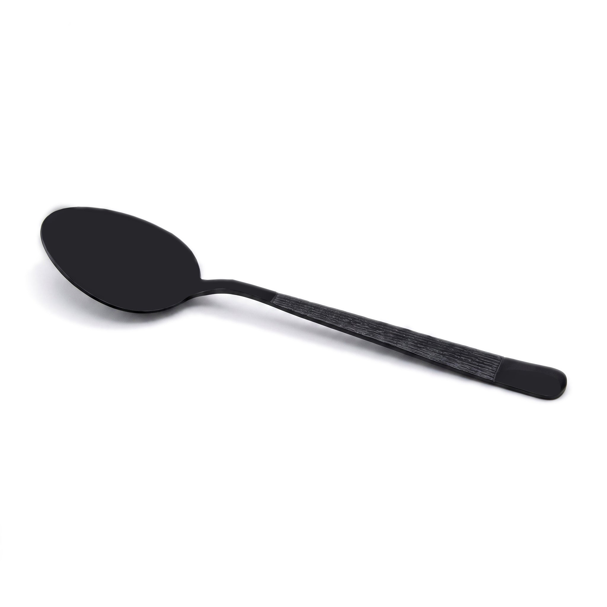 Black Tree 6-Piece Stainless Steel Black Table Spoon Set