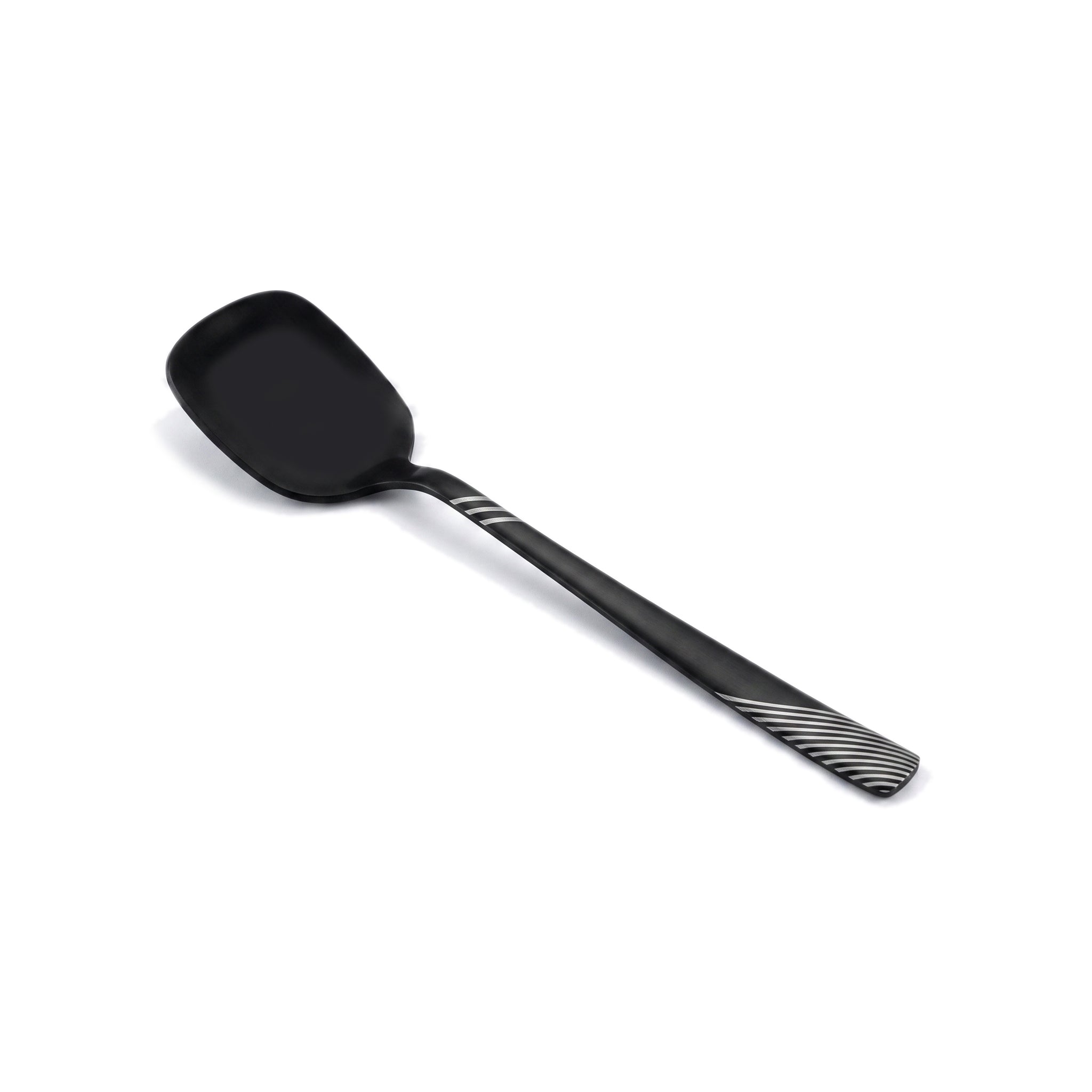 Blaze TPO 6-Piece Stainless Steel Black Sugar Spoon Set