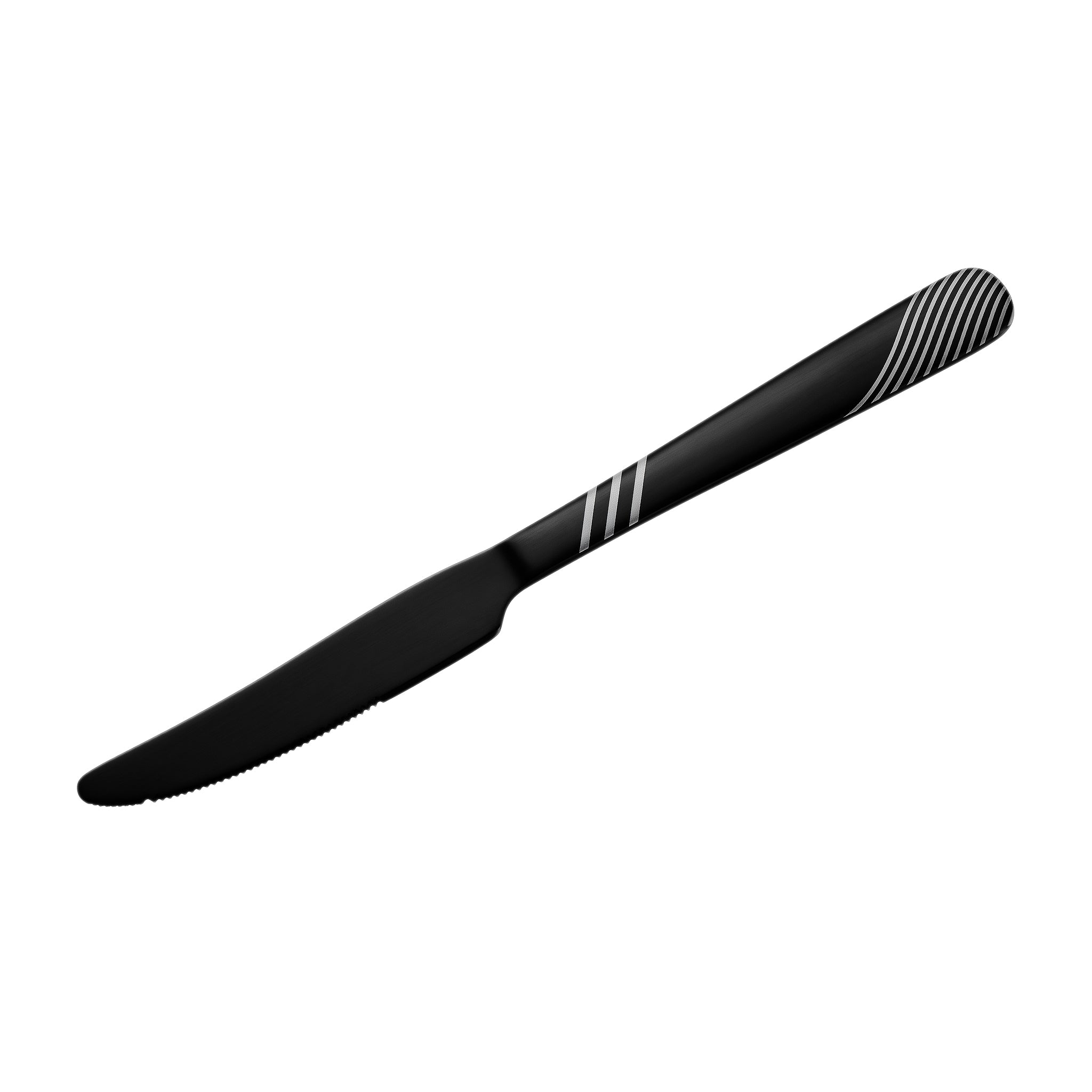 Blaze TPO 6-Piece Stainless Steel Black Table Knife Set