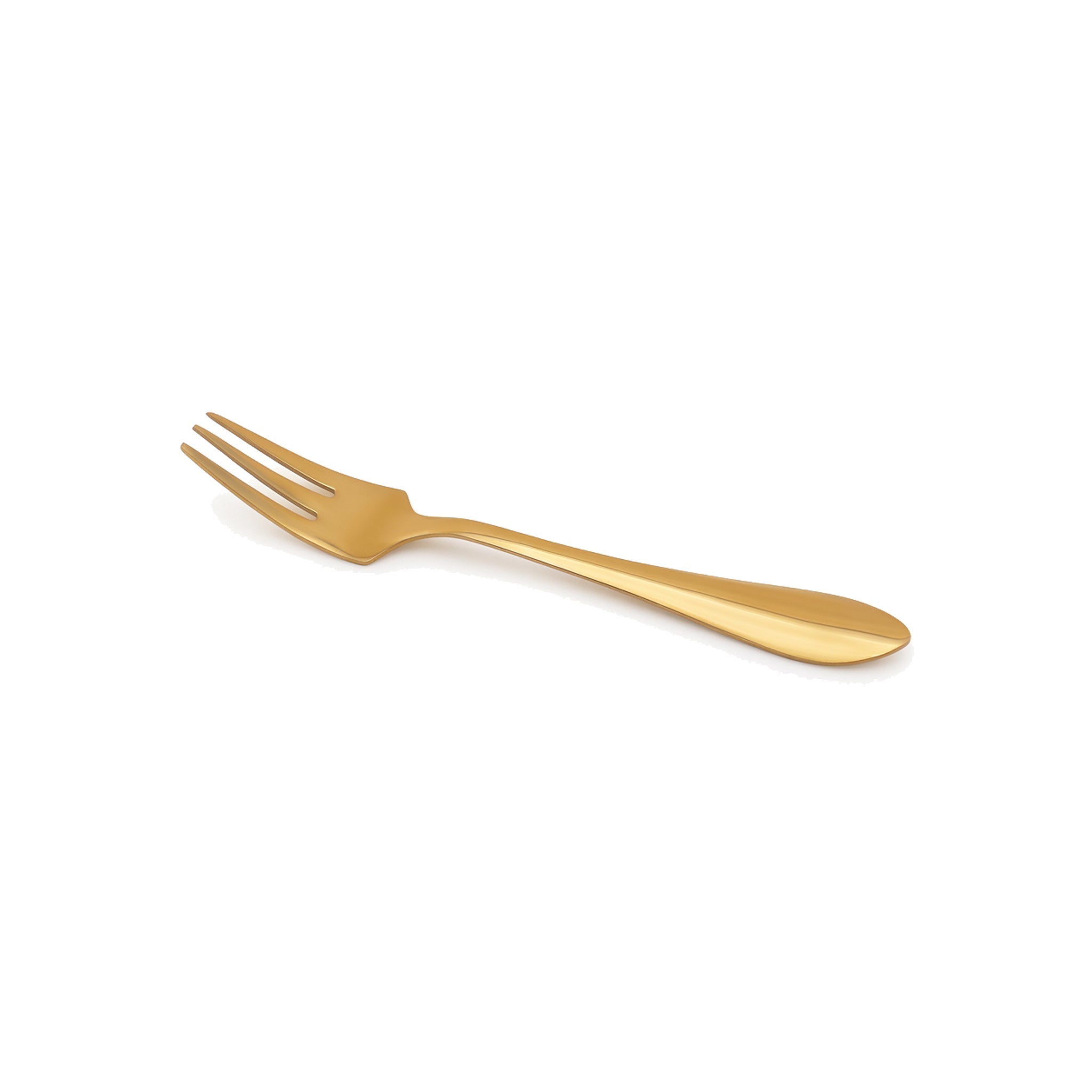 H.P 6-Piece Stainless Steel Golden Baby Fork Set