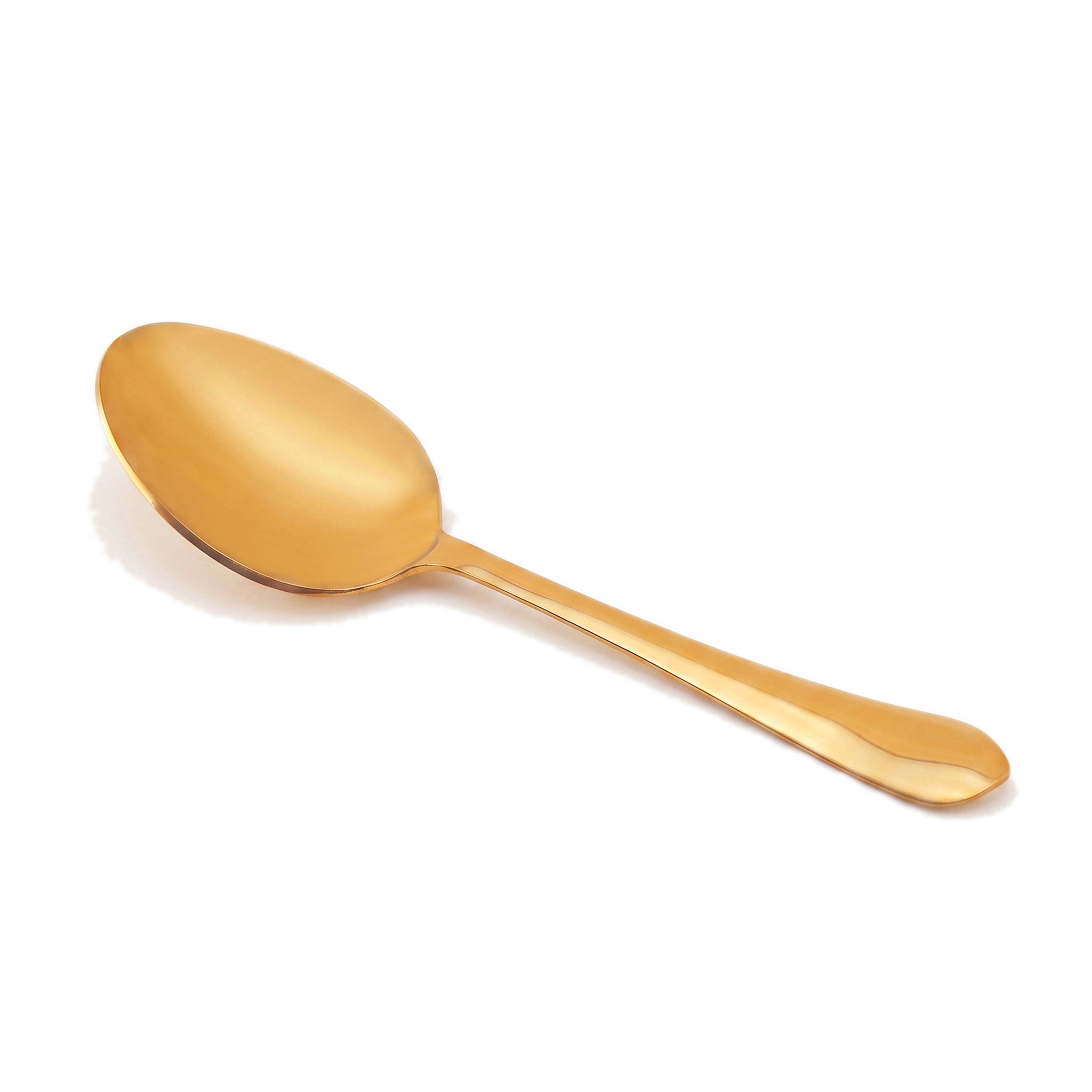 H.P Stainless Steel Golden Serving Soup Spoon