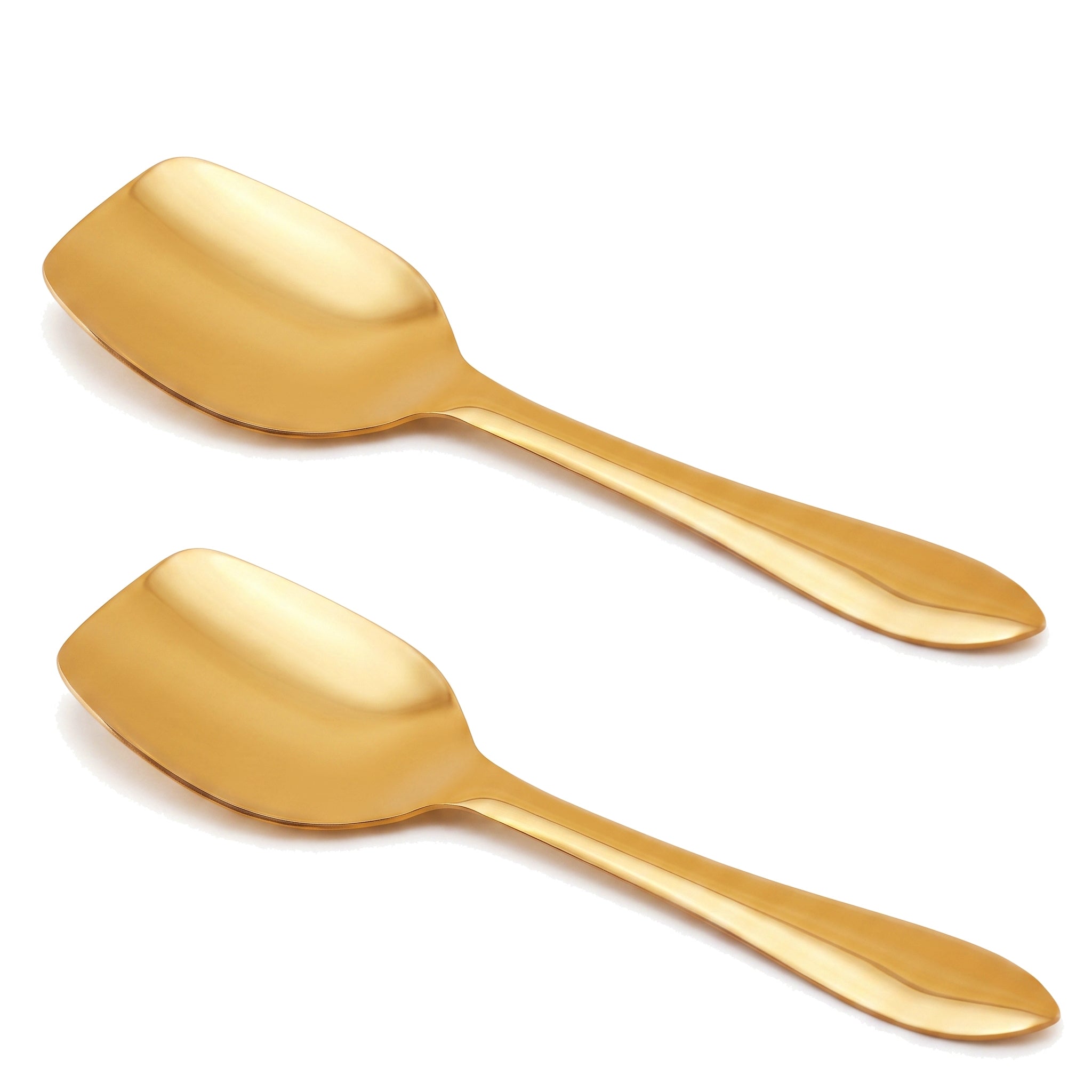 H.P Stainless Steel Golden Serving Rice Panja Spoon