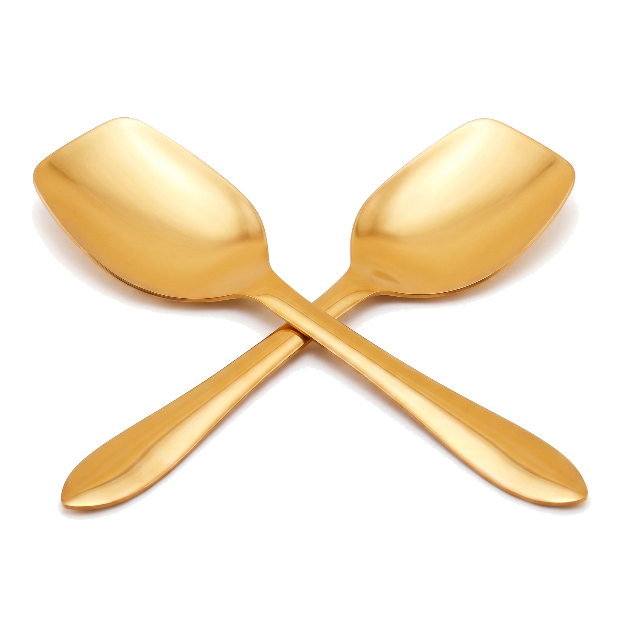 H.P Stainless Steel Golden Serving Rice Panja Spoon