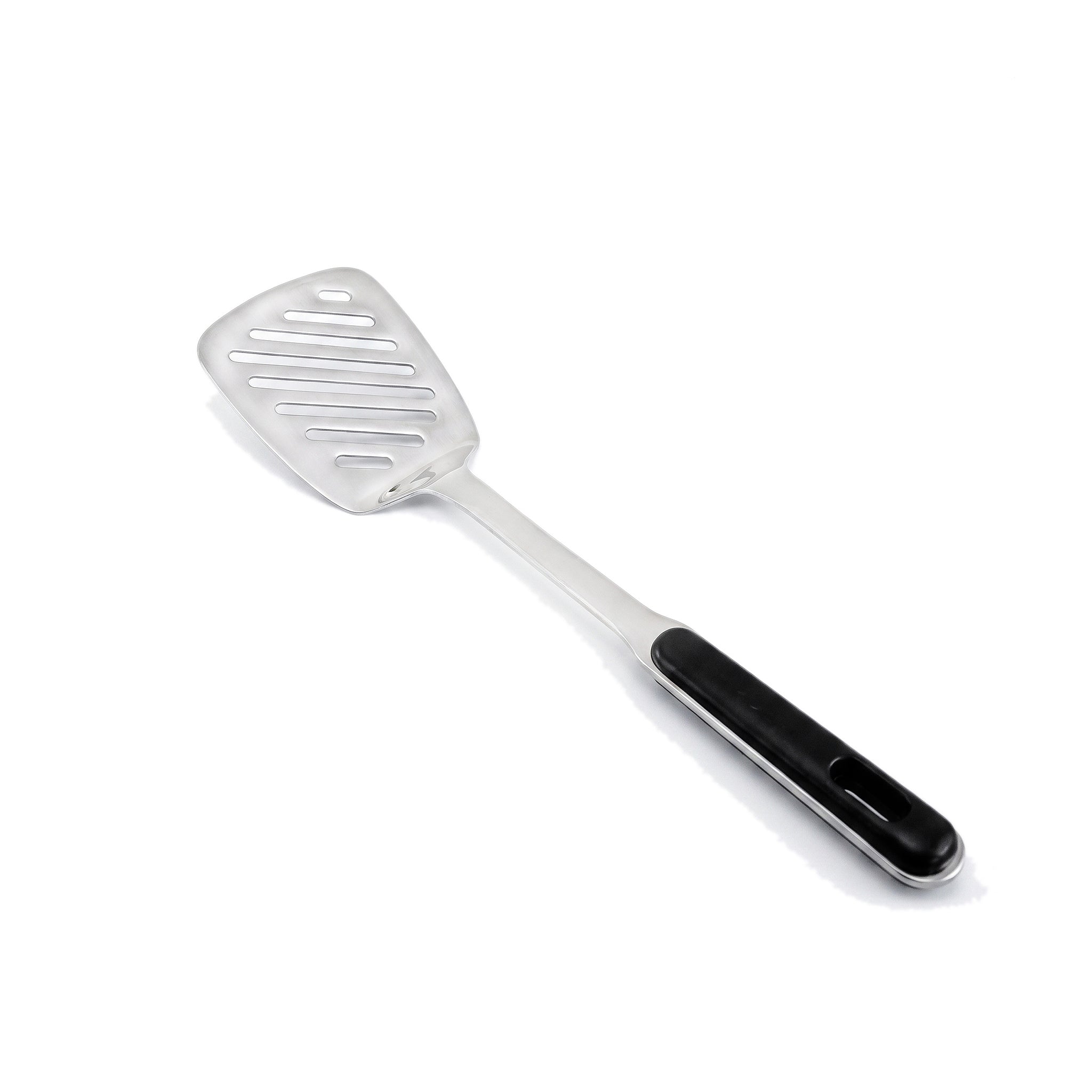 N.F Stainless Steel Silver Skillets With Black Handle