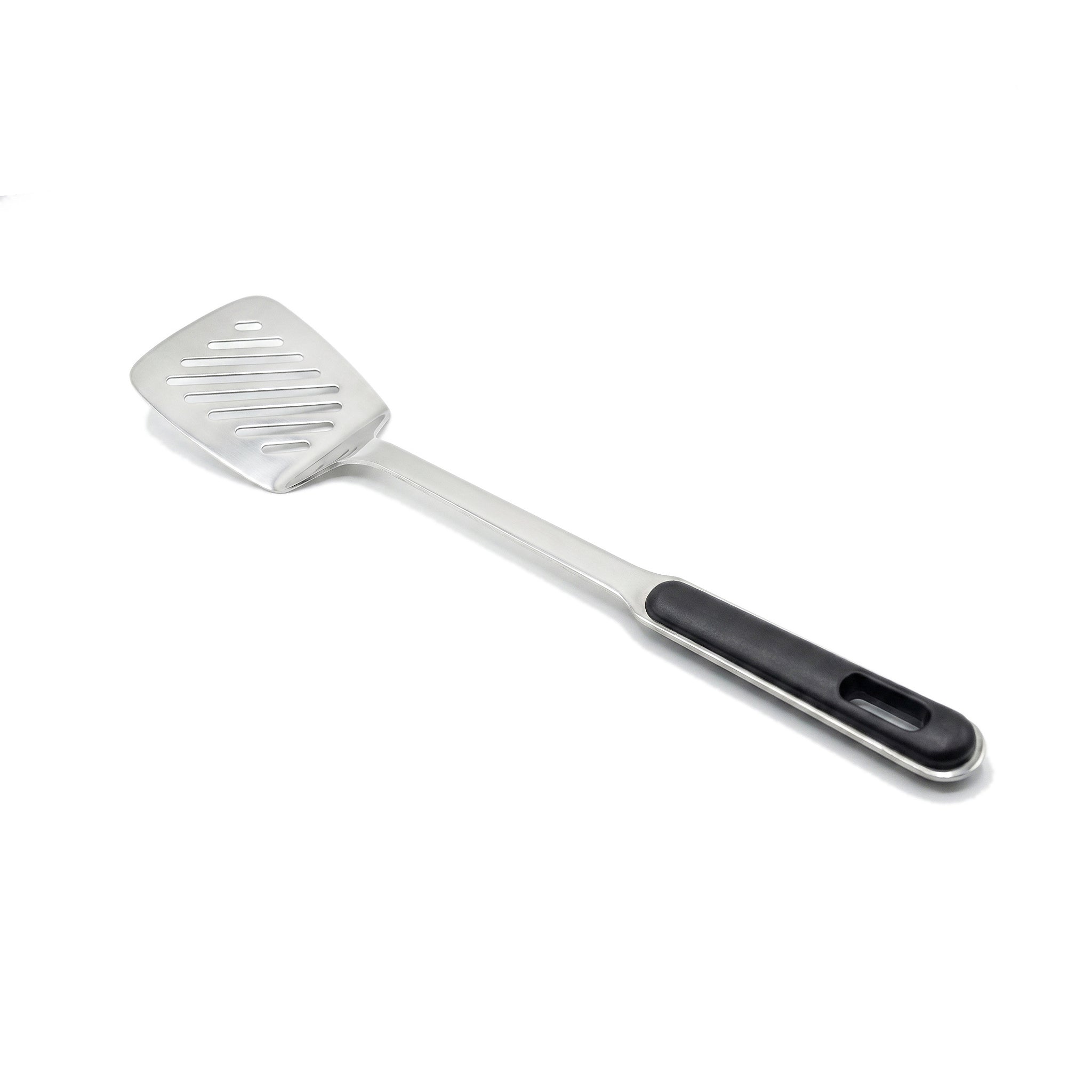 N.F Stainless Steel Silver Skillets With Black Handle