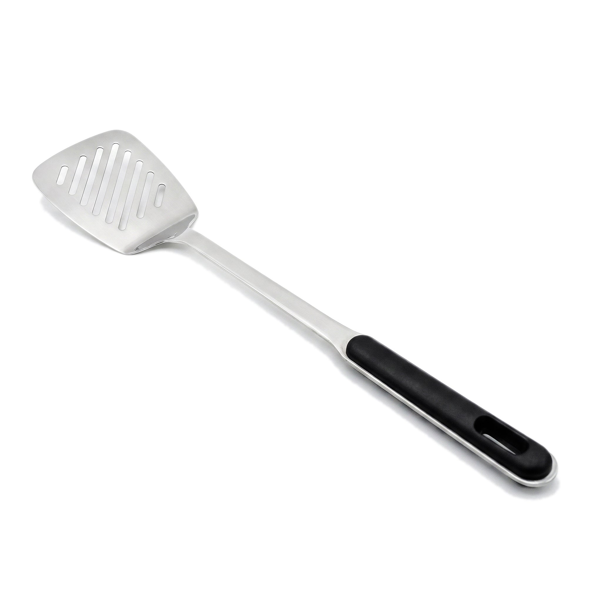 N.F Stainless Steel Silver Skillets With Black Handle
