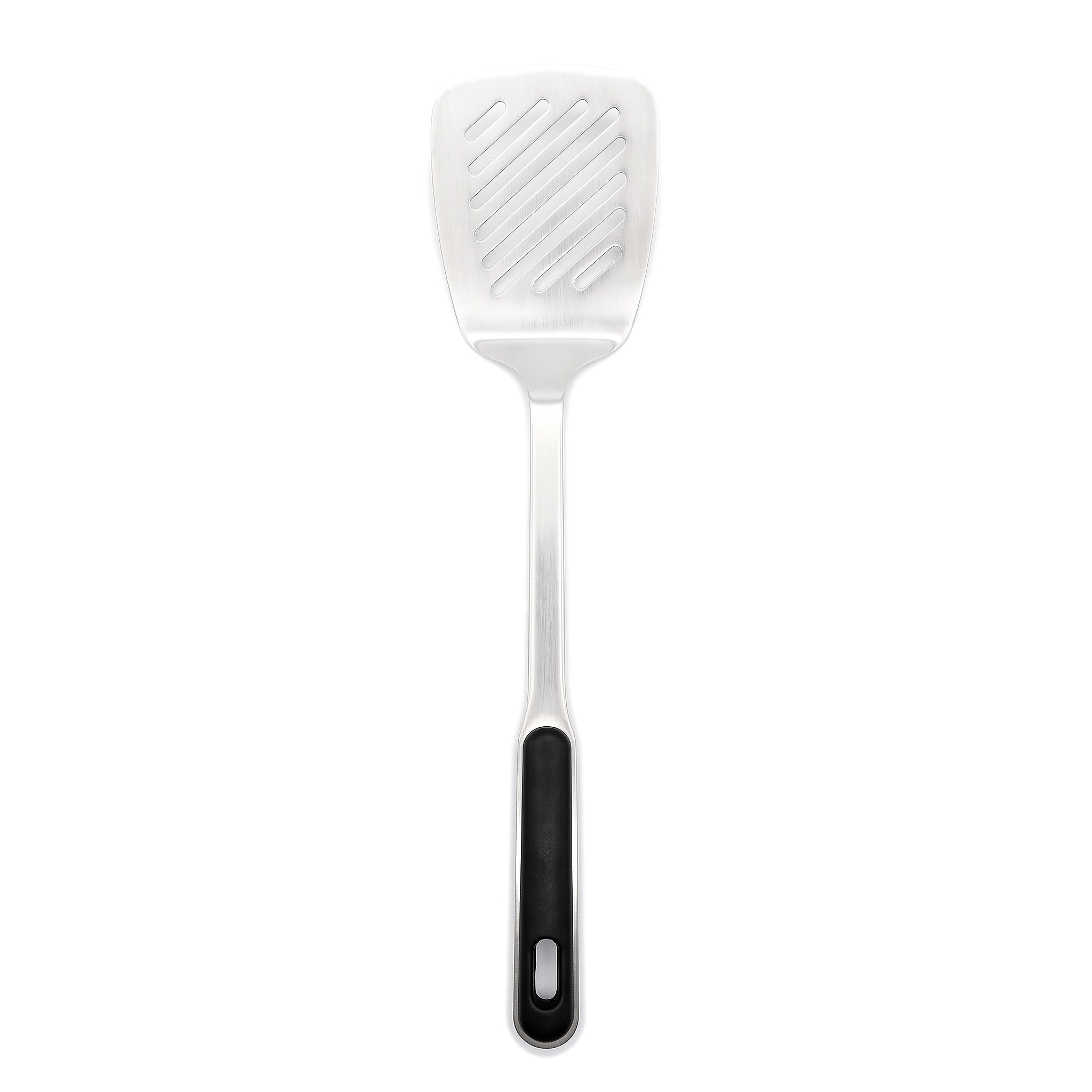 N.F Stainless Steel Silver Skillets With Black Handle