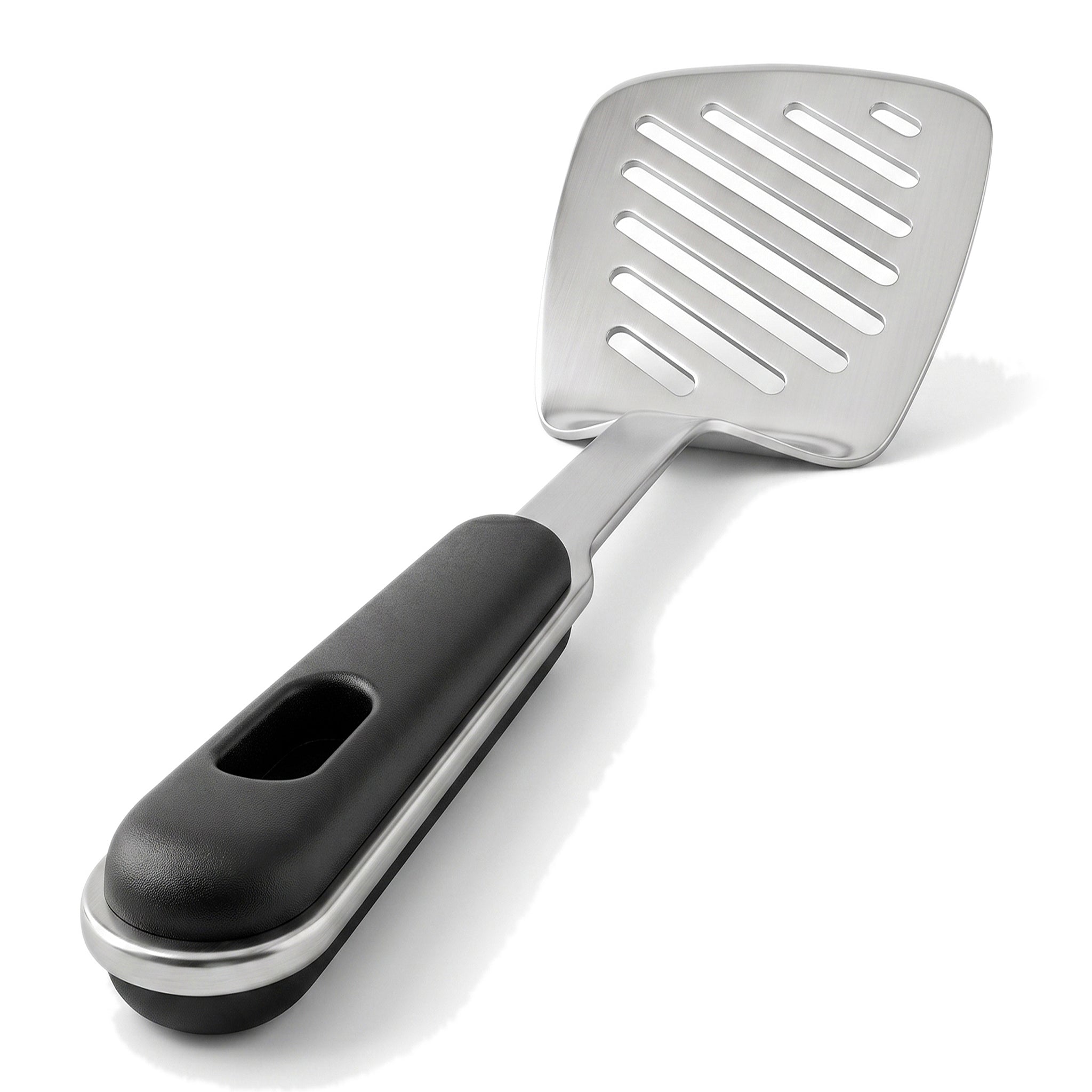 N.F Stainless Steel Silver Skillets With Black Handle
