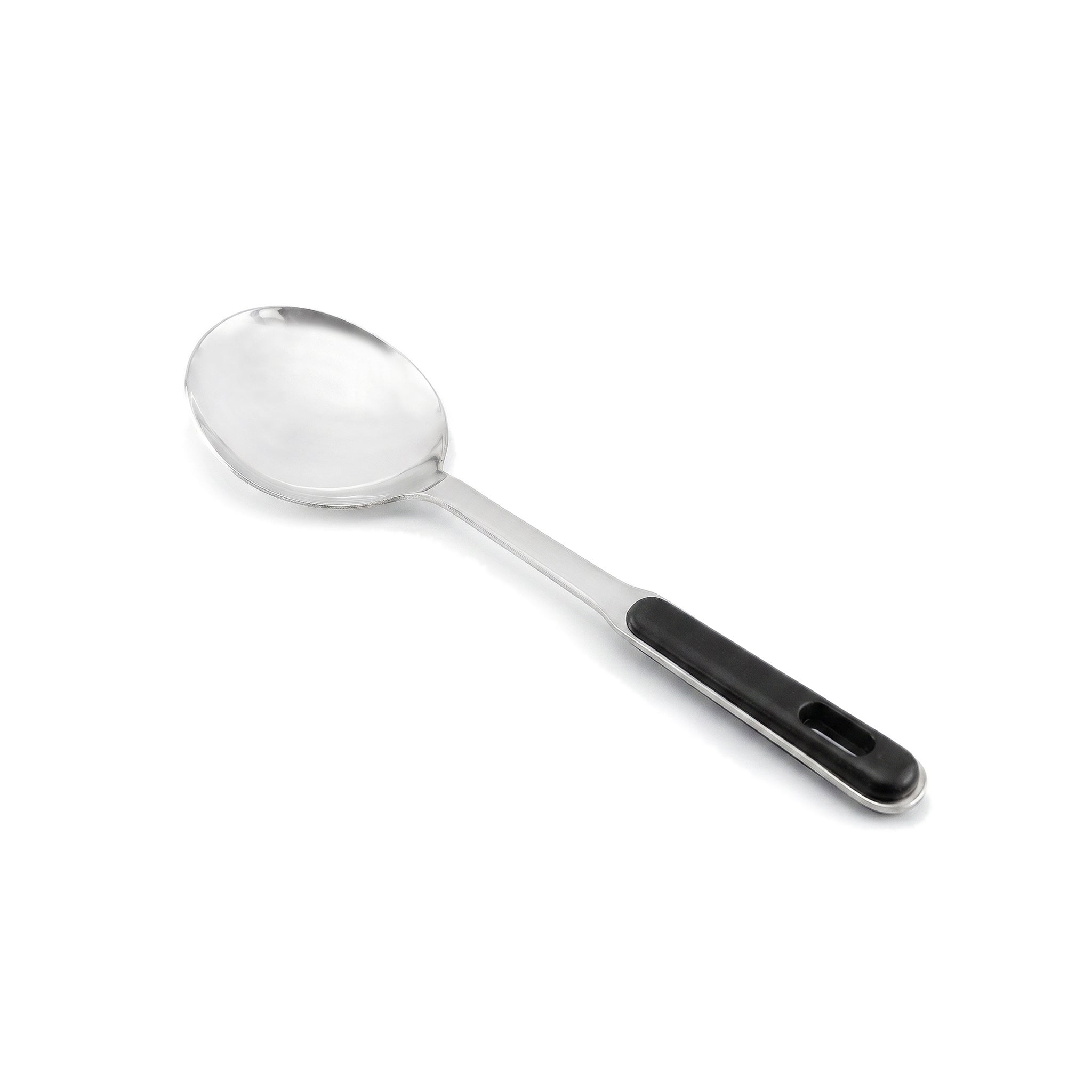 N.F Stainless Steel Silver Ladles With Black Handle