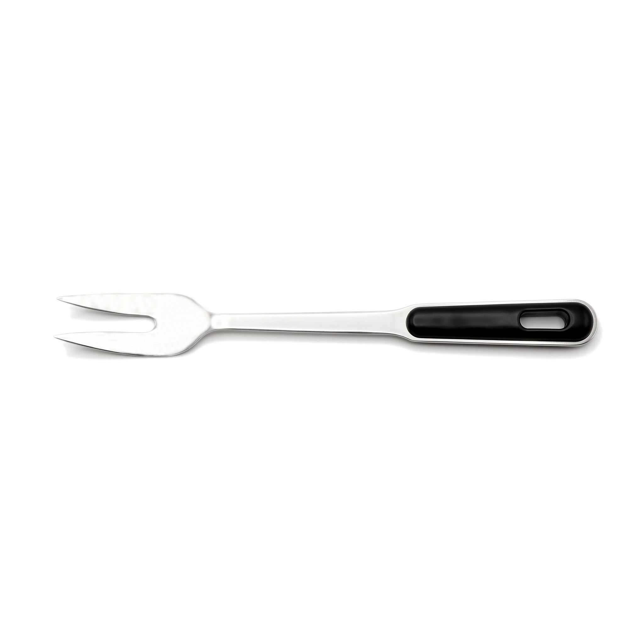 N.F Stainless Steel Silver Serving Kitchen Forks With Black Handle