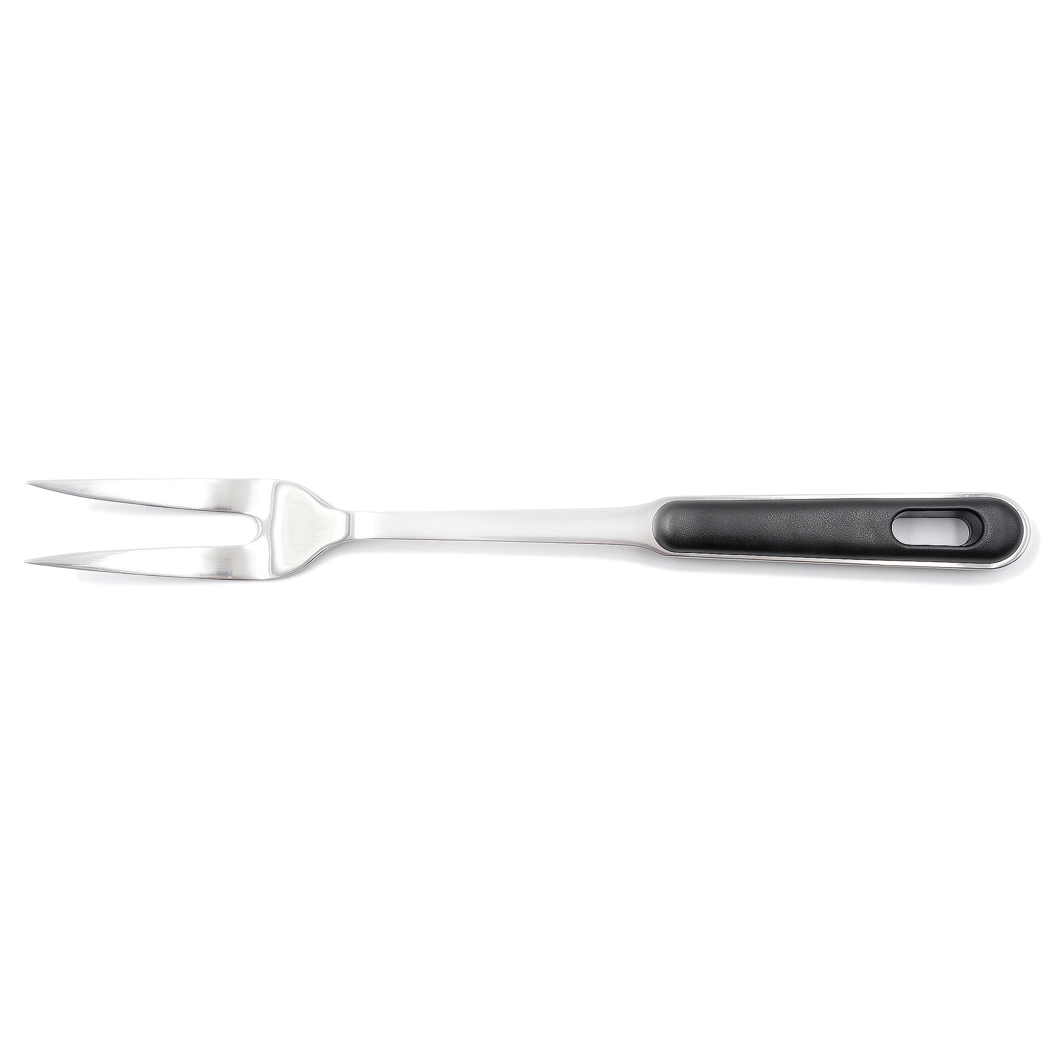 N.F Stainless Steel Silver Serving Kitchen Forks With Black Handle