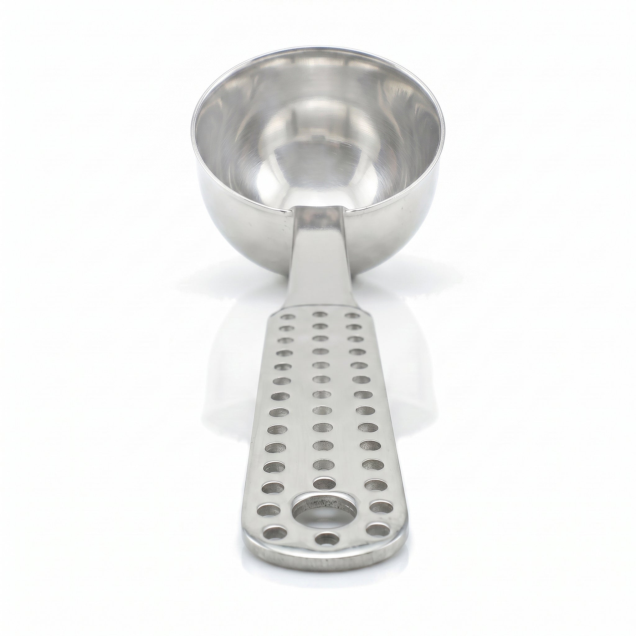 N.F 10-Inches Stainless Steel Silver Dotted Serving Cup