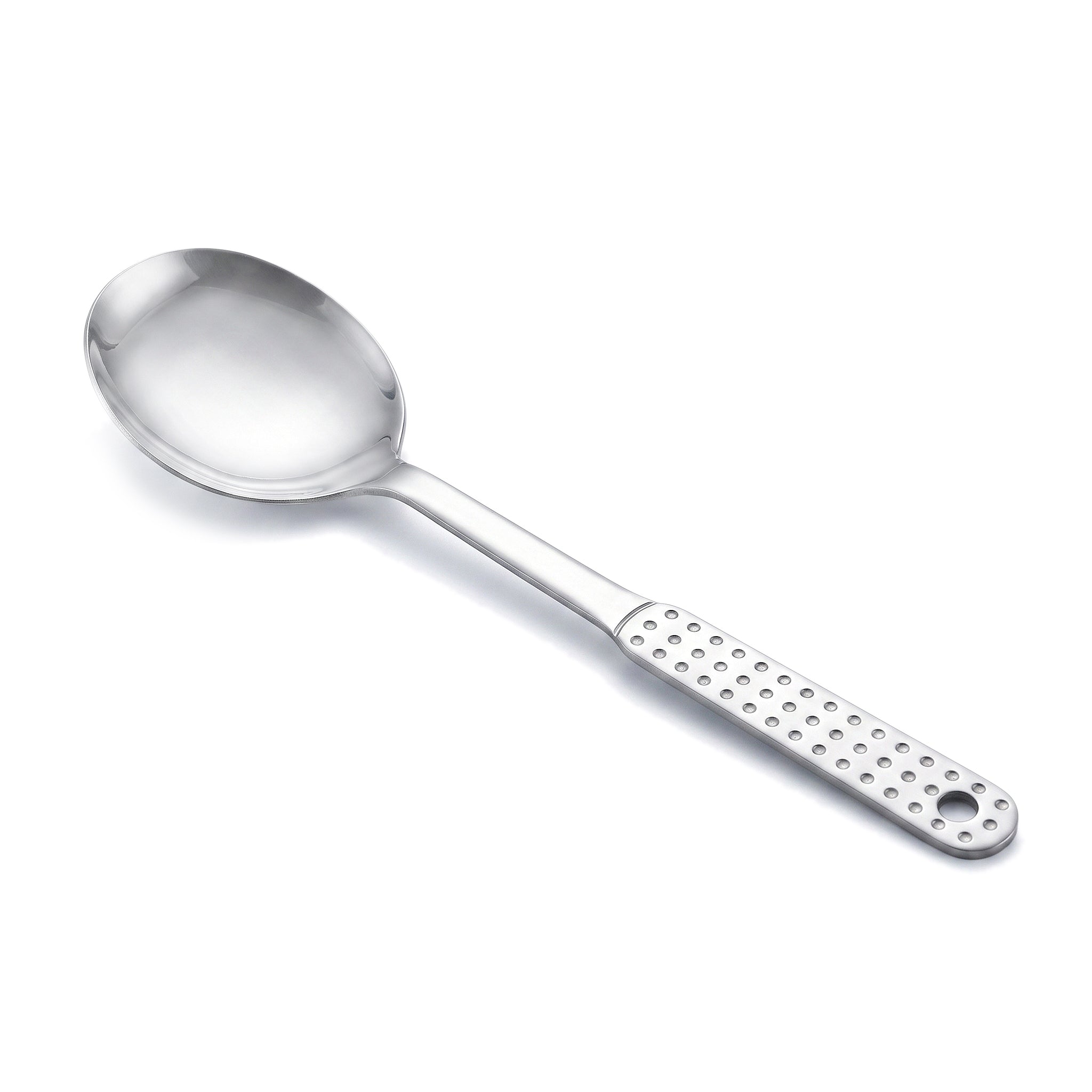 N.F 10-Inches Stainless Steel Silver Dotted Ladle