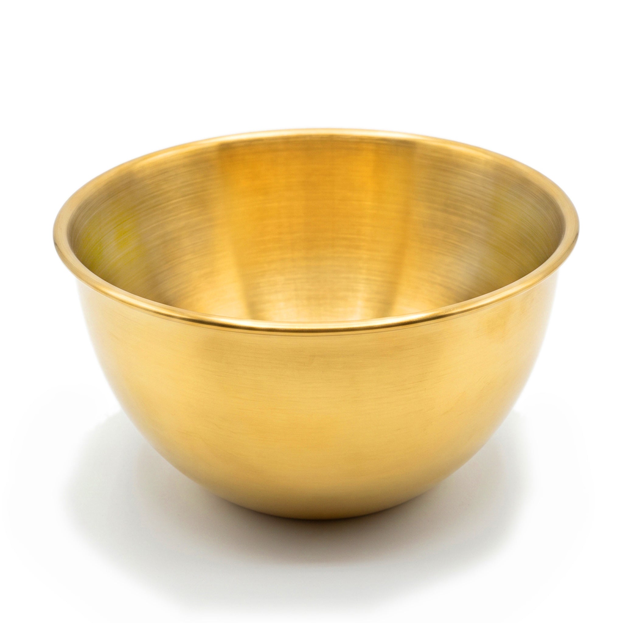 T.D.L Stainless Steel With Electric Golden Coating Mixing Bowls